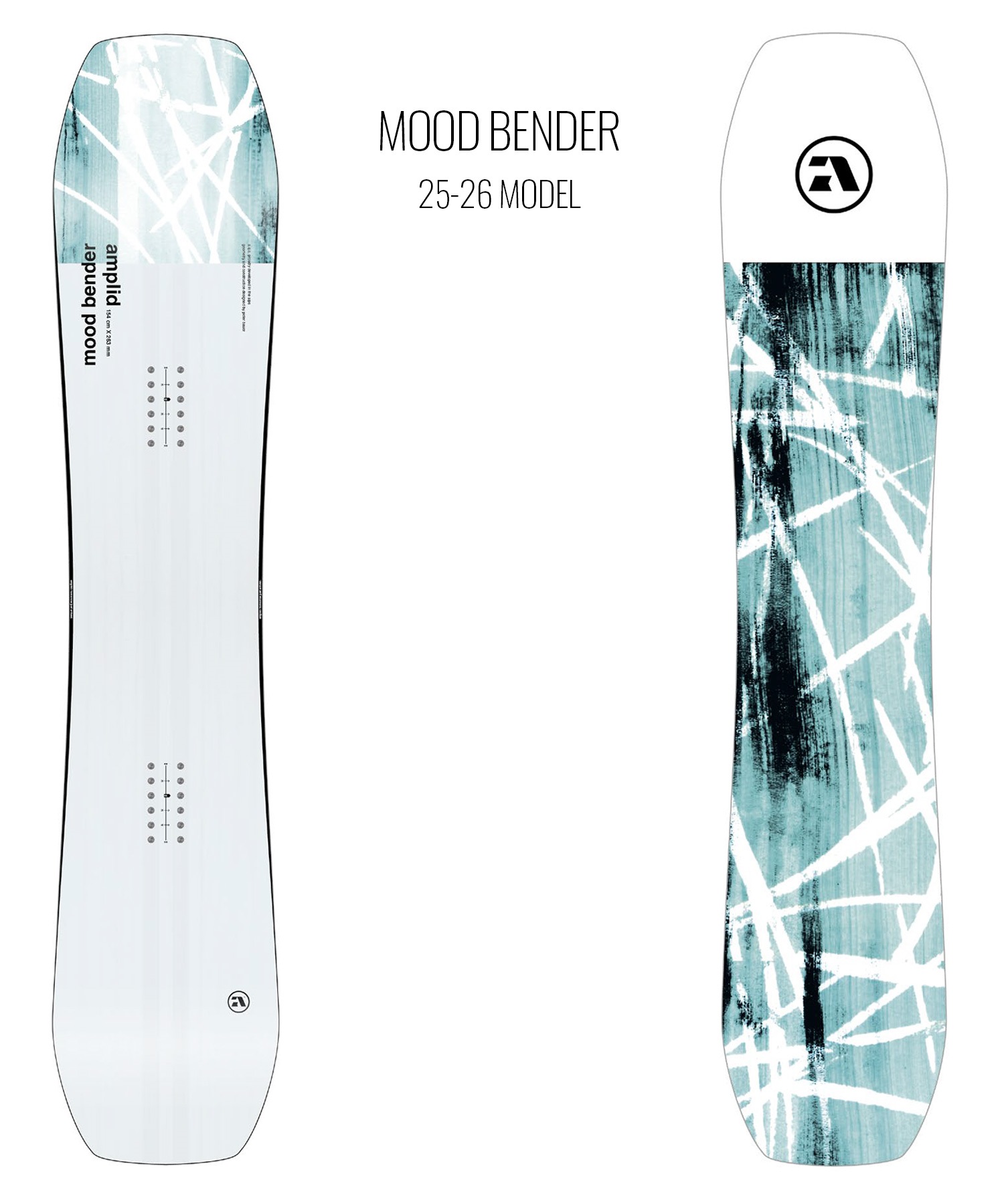 AMPLID アンプリッド MOOD BENDER スノーボード 板 メンズ ムラサキ