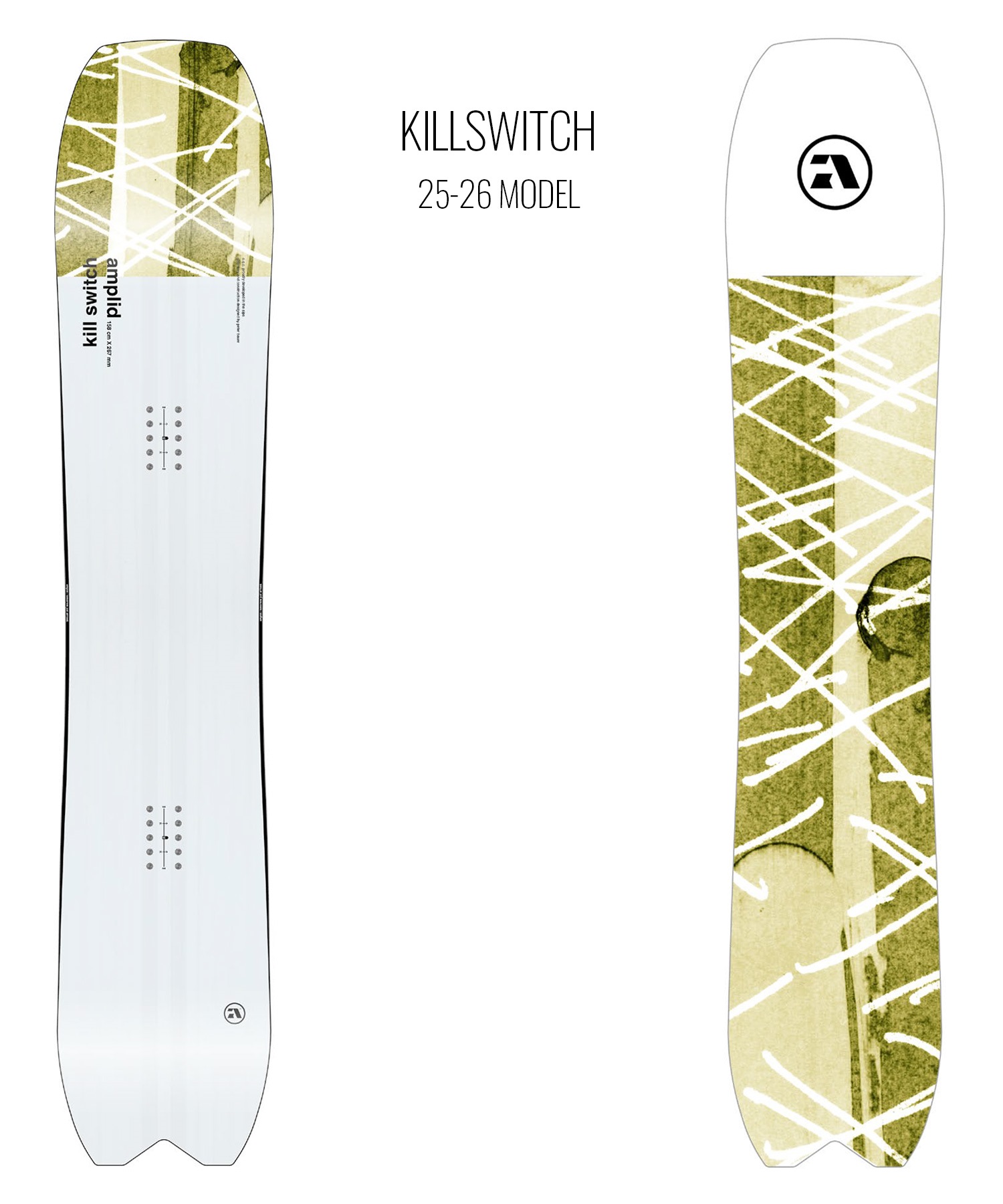 AMPLID アンプリッド KILLSWITCH スノーボード 板 メンズ ムラサキ