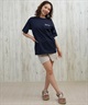 ANTIBAL アンティバル 水着 レディース ラッシュガード 半袖 Tシャツ ミッキーマウス 水陸両用 UVカット 253AN2ST570(BLK-FREE)