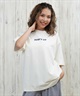 ANTIBAL アンティバル 水着 レディース ラッシュガード 半袖 Tシャツ スヌーピー 水陸両用 UVカット 253AN2ST640(BLK-FREE)