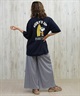 ANTIBAL アンティバル 水着 レディース ラッシュガード 半袖 Tシャツ スヌーピー 水陸両用 UVカット 253AN2ST640(BLK-FREE)