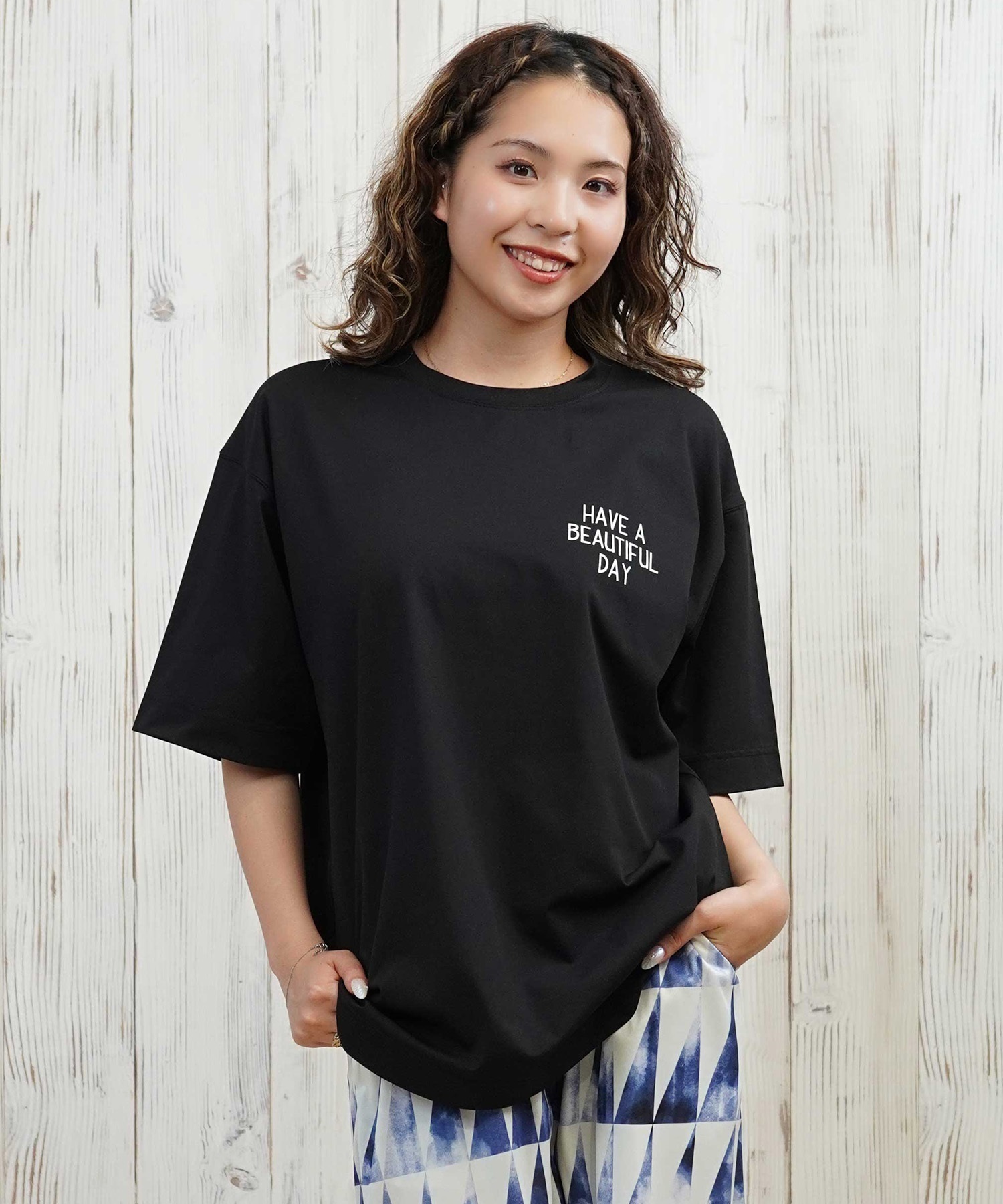 ANTIBAL アンティバル 水着 レディース ラッシュガード 半袖 Tシャツ スヌーピー 水陸両用 UVカット 253AN2ST642(BLK-FREE)