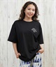 ANTIBAL アンティバル 水着 レディース ラッシュガード 半袖 Tシャツ スヌーピー 水陸両用 UVカット 253AN2ST642(BLK-FREE)
