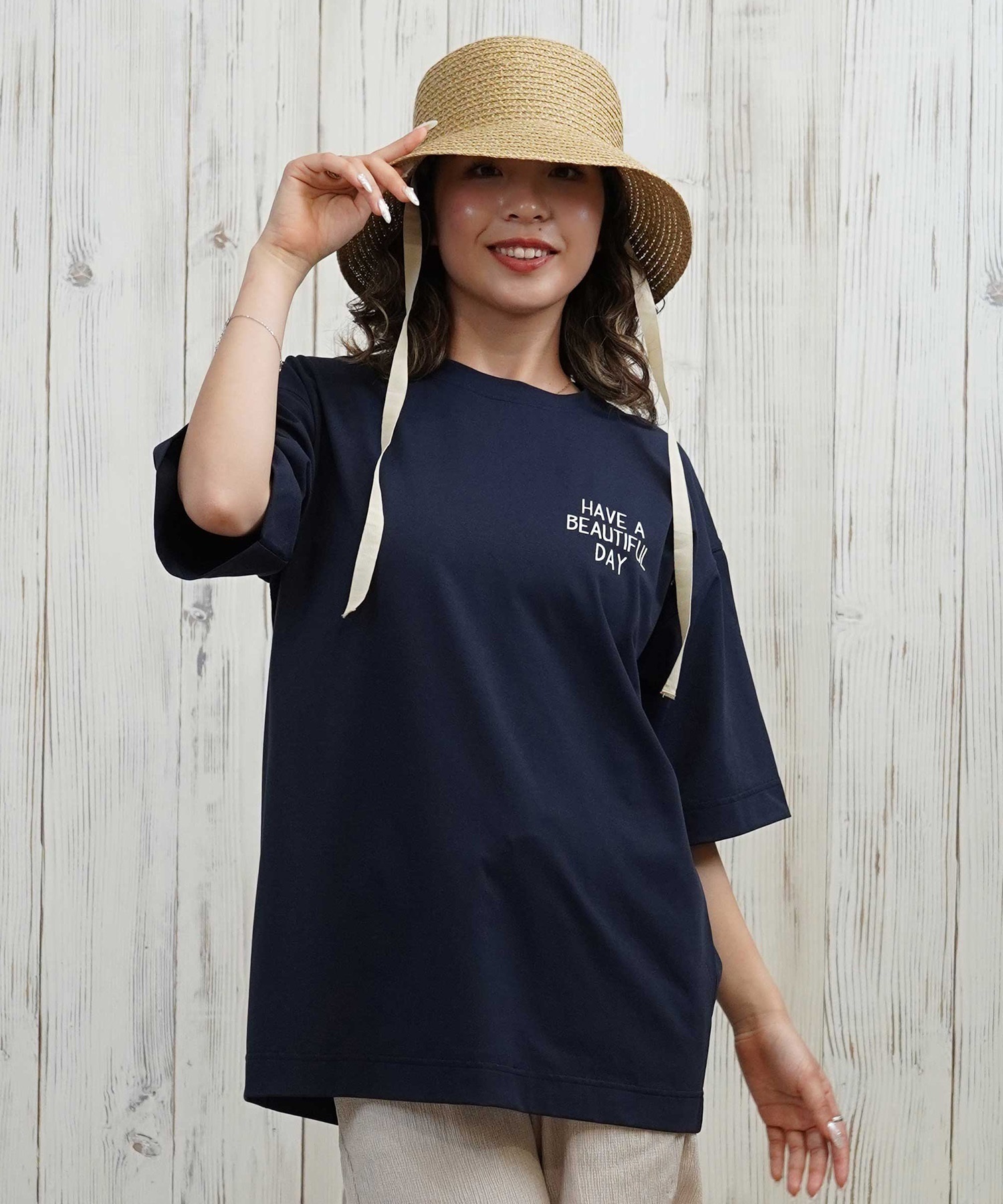 ANTIBAL アンティバル 水着 レディース ラッシュガード 半袖 Tシャツ スヌーピー 水陸両用 UVカット 253AN2ST642(BLK-FREE)