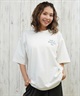 ANTIBAL アンティバル 水着 レディース ラッシュガード 半袖 Tシャツ スヌーピー 水陸両用 UVカット 253AN2ST642(BLK-FREE)