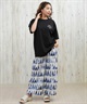 ANTIBAL アンティバル 水着 レディース ラッシュガード 半袖 Tシャツ スヌーピー 水陸両用 UVカット 253AN2ST642(BLK-FREE)