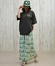 ANTIBAL アンティバル 水着 レディース ラッシュガード 半袖 Tシャツ スヌーピー 水陸両用 UVカット 253AN2ST642(BLK-FREE)