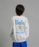 ANTIBAL アンティバル トレーナー スウェット キッズ ジュニア 子供 クルーネック UCLA バックプリント 裏毛 254AN3TR195 ムラサキスポーツ限定(WHT-130cm)