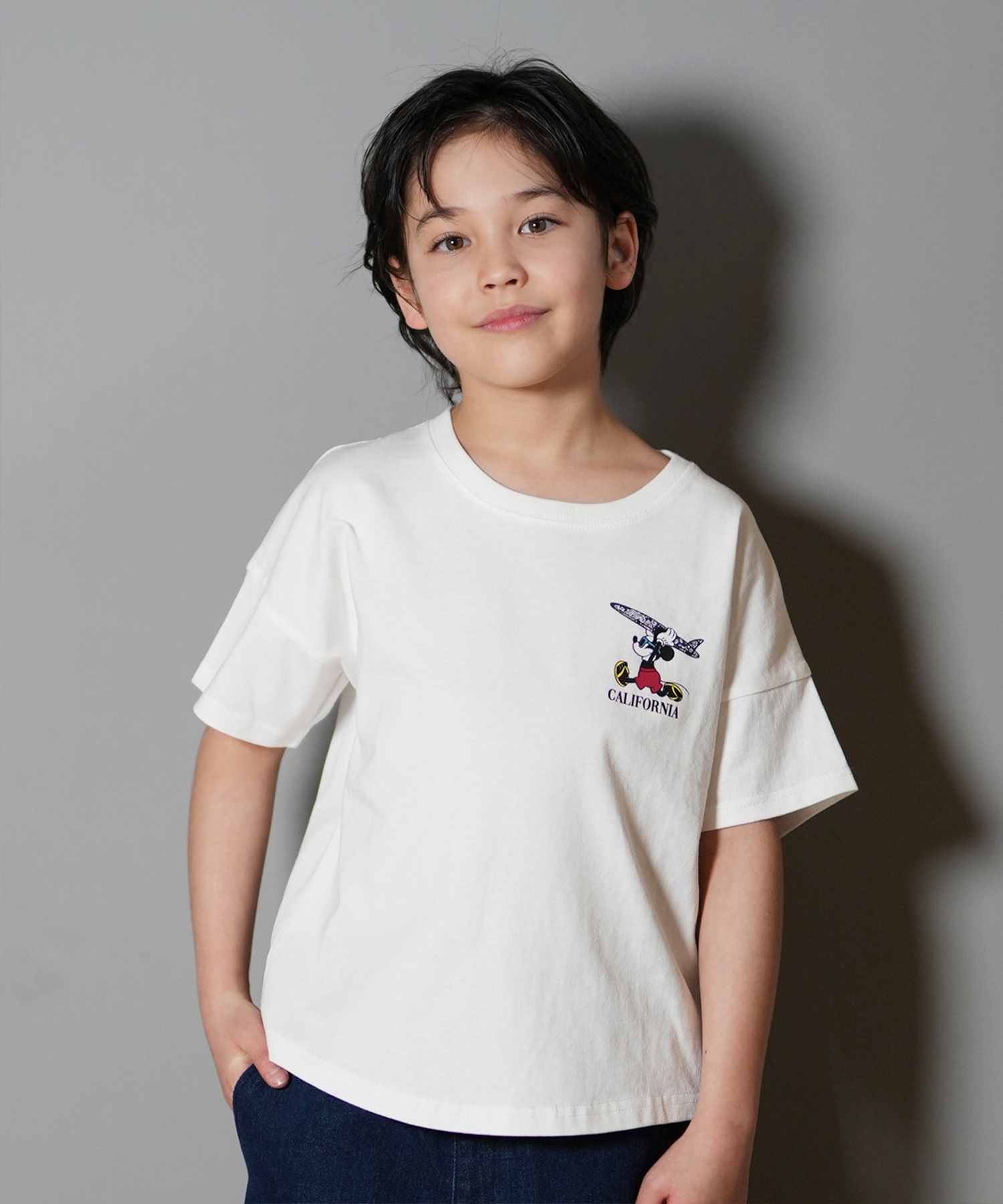 ANTIBAL アンティバル 半袖 Tシャツ キッズ バックプリント ミッキー