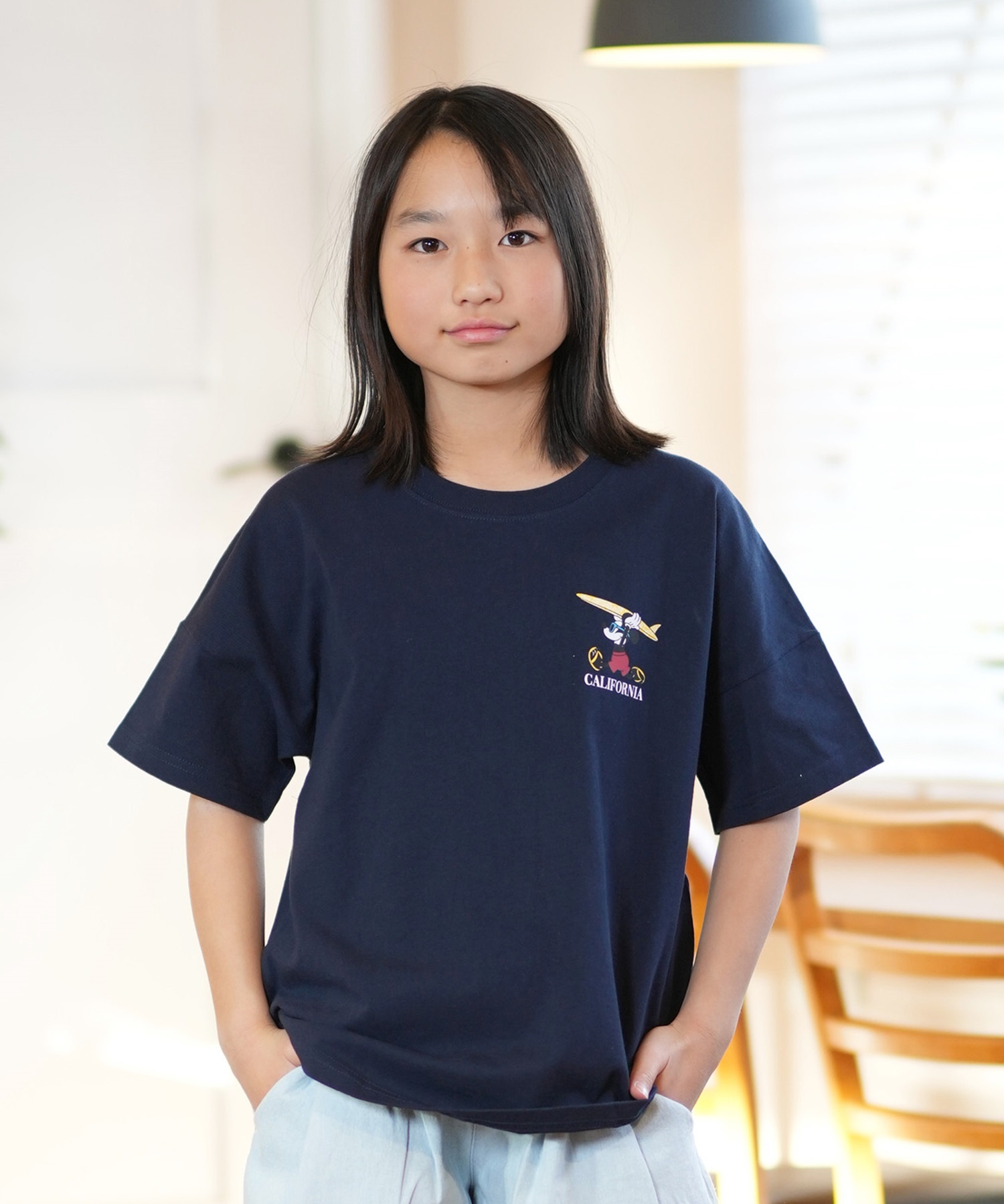 ミッキーマウス 半袖シャツ セール】〈ディズニー〉ミッキーマウス/ラグラン半袖Tシャツ（T