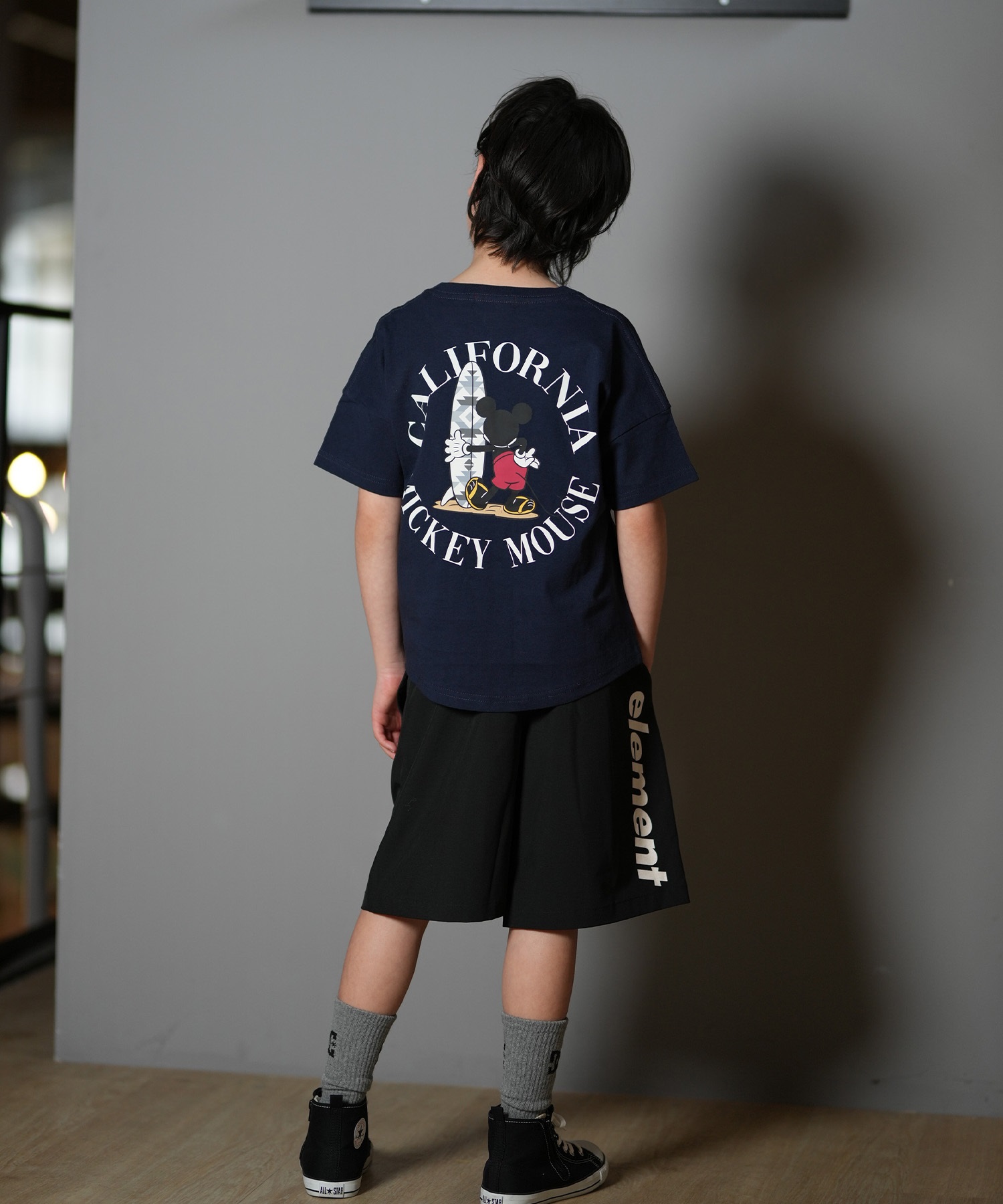ANTIBAL アンティバル 半袖 Tシャツ キッズ バックプリント ミッキー