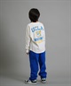 ANTIBAL アンティバル 長袖 Tシャツ ロンT キッズ ジュニア 子供 UCLA バックプリント 254AN3LT217 ムラサキスポーツ限定(WHT-130cm)
