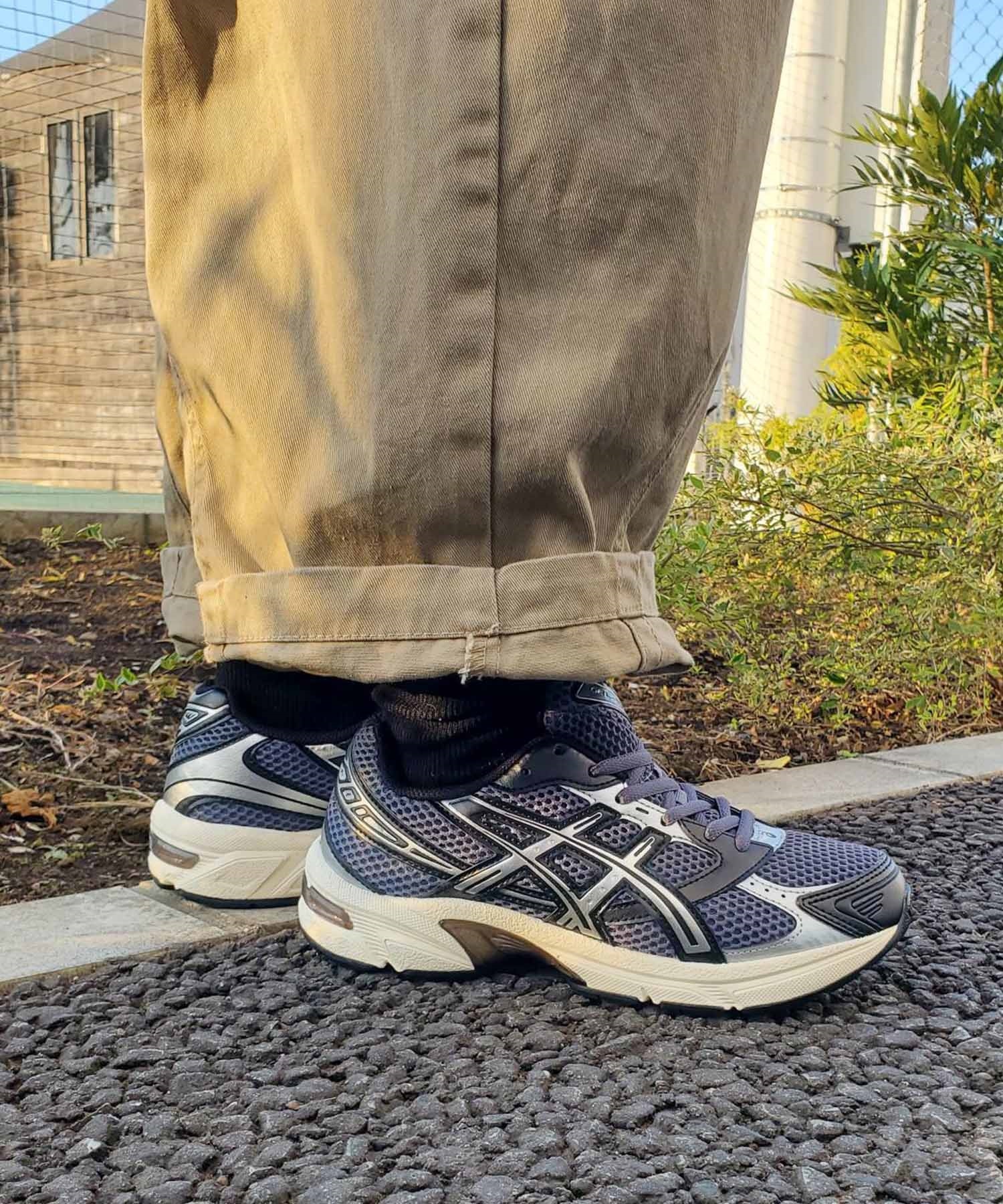 ASICS アシックス スニーカー レディース 韓国 カジュアル シルバー