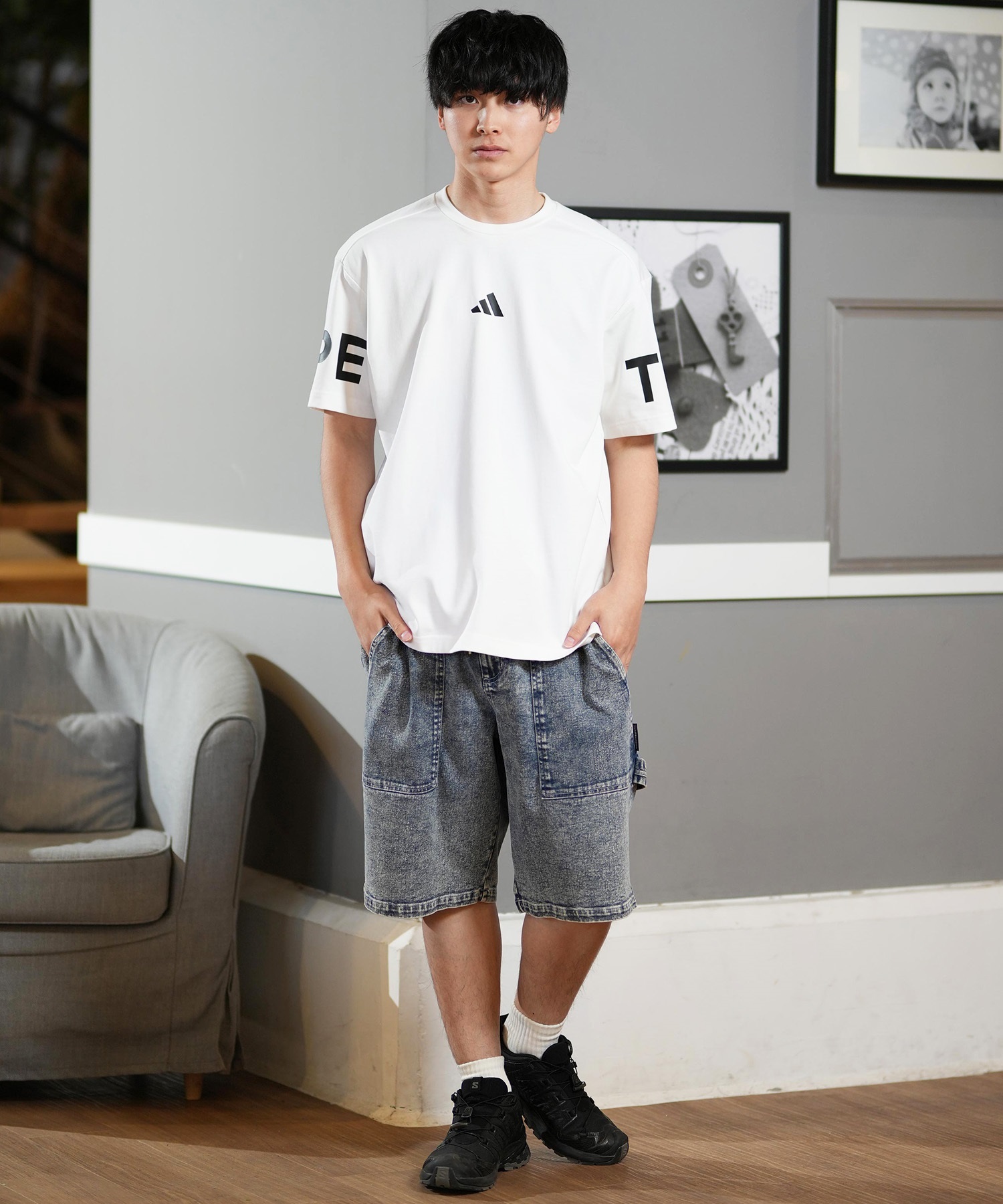 adidas ショートスリーブ L 新品L Adidas ショートスリーブ