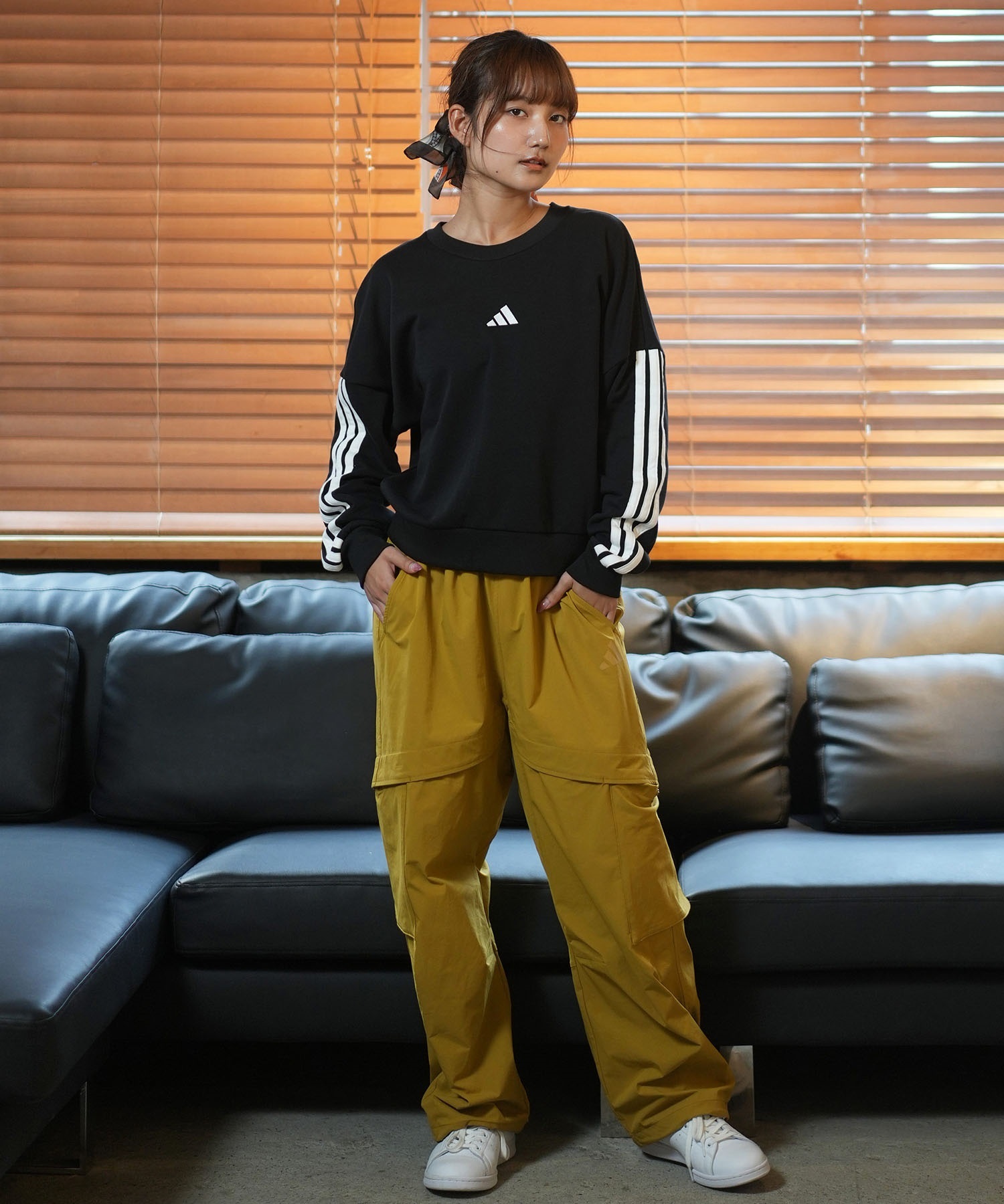 adidas アディダス トレーナー レディース エッセンシャルズ スリー