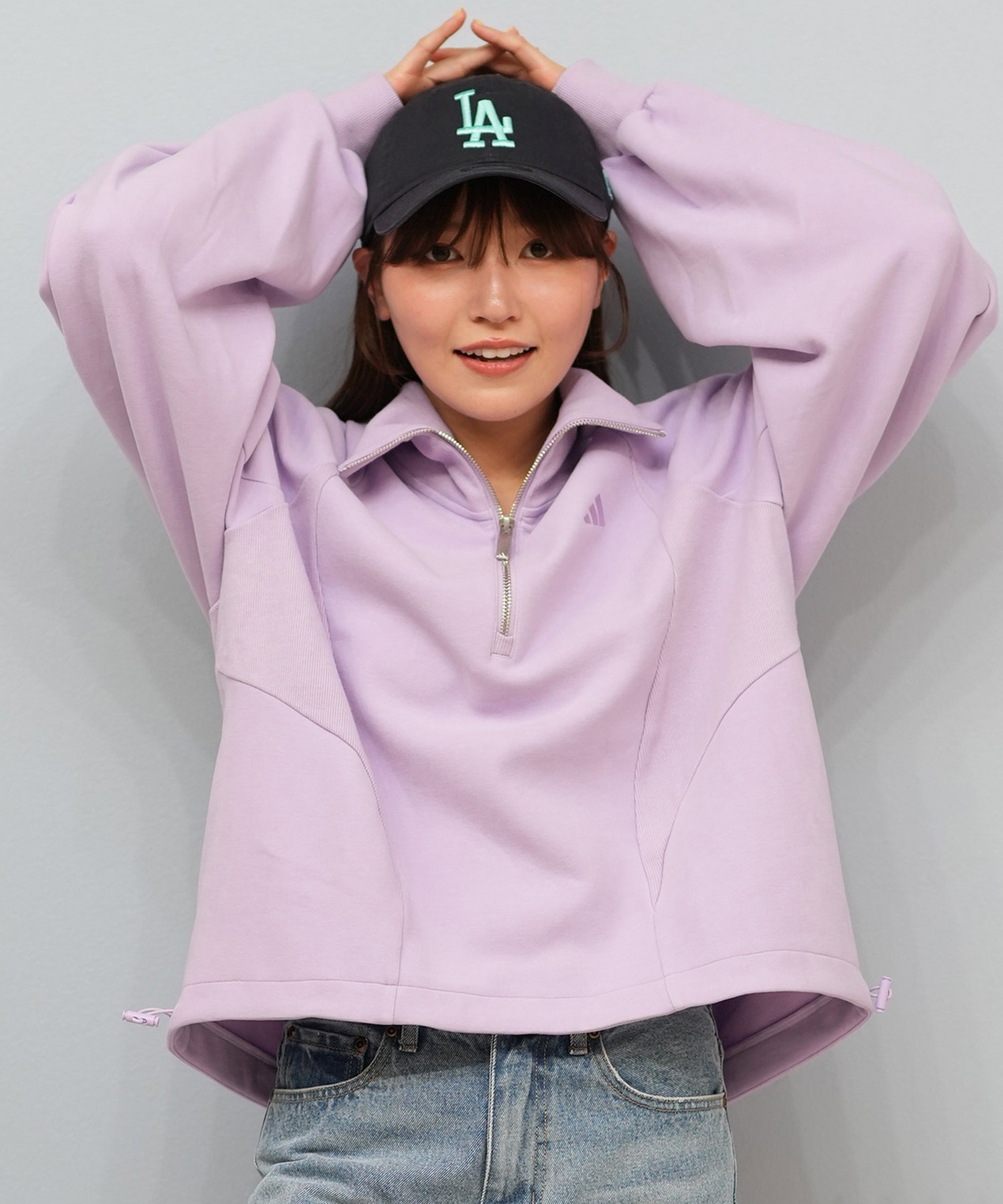 adidas アディダス トレーナー スウェット レディース フリース E0143