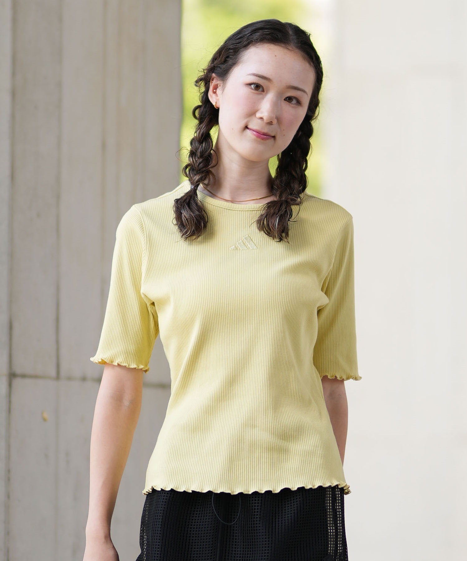 adidas アディダス 半袖 Tシャツ レディース スリムフィット LUXFLOW