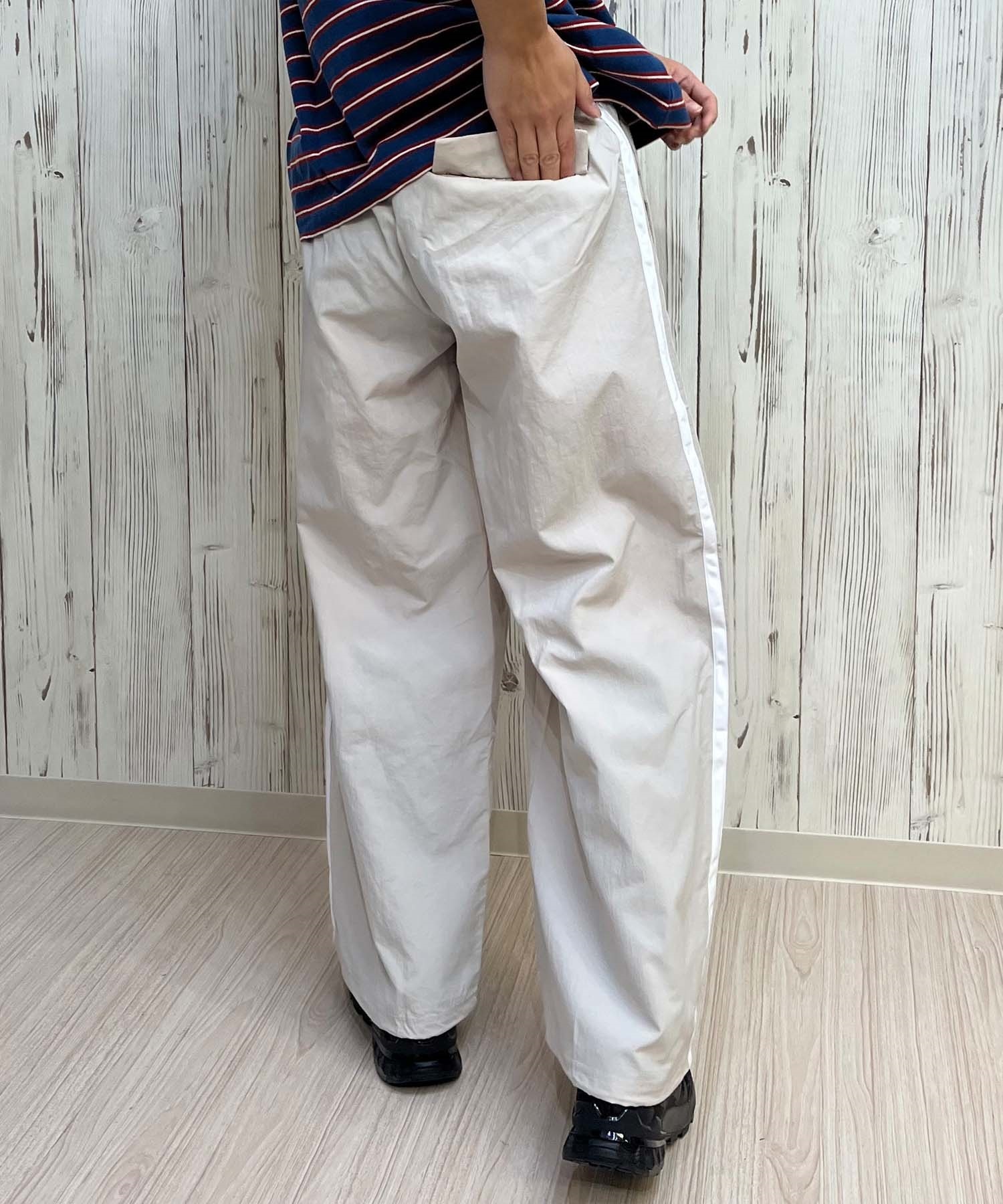 新品2XL Adidas 3-Stripesワイドパンツ ホワイトJV9944 adidas アディダス ロングパンツ レディース ジャージ