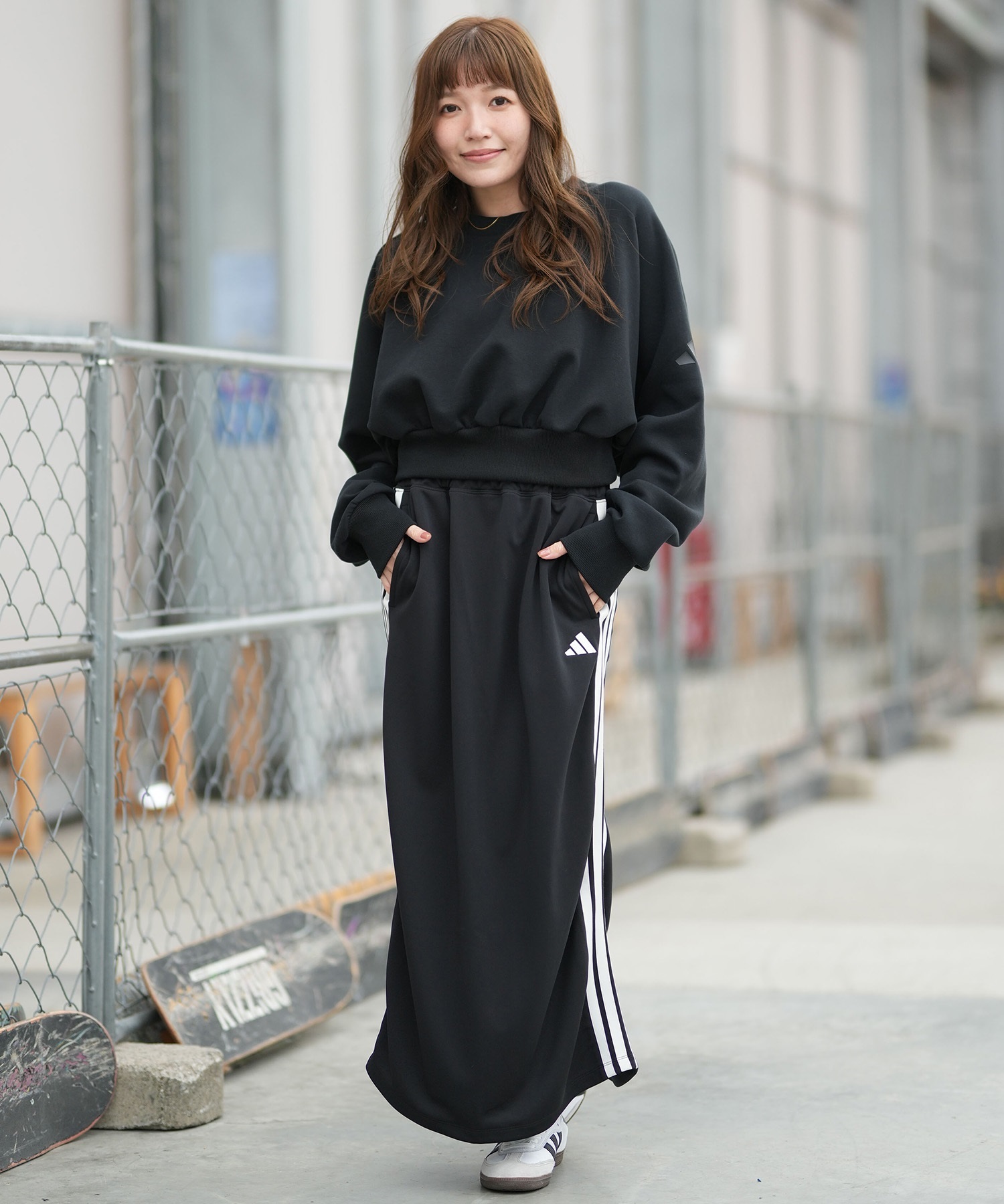 adidas アディダス スカート レディース ロングスカート Iライン