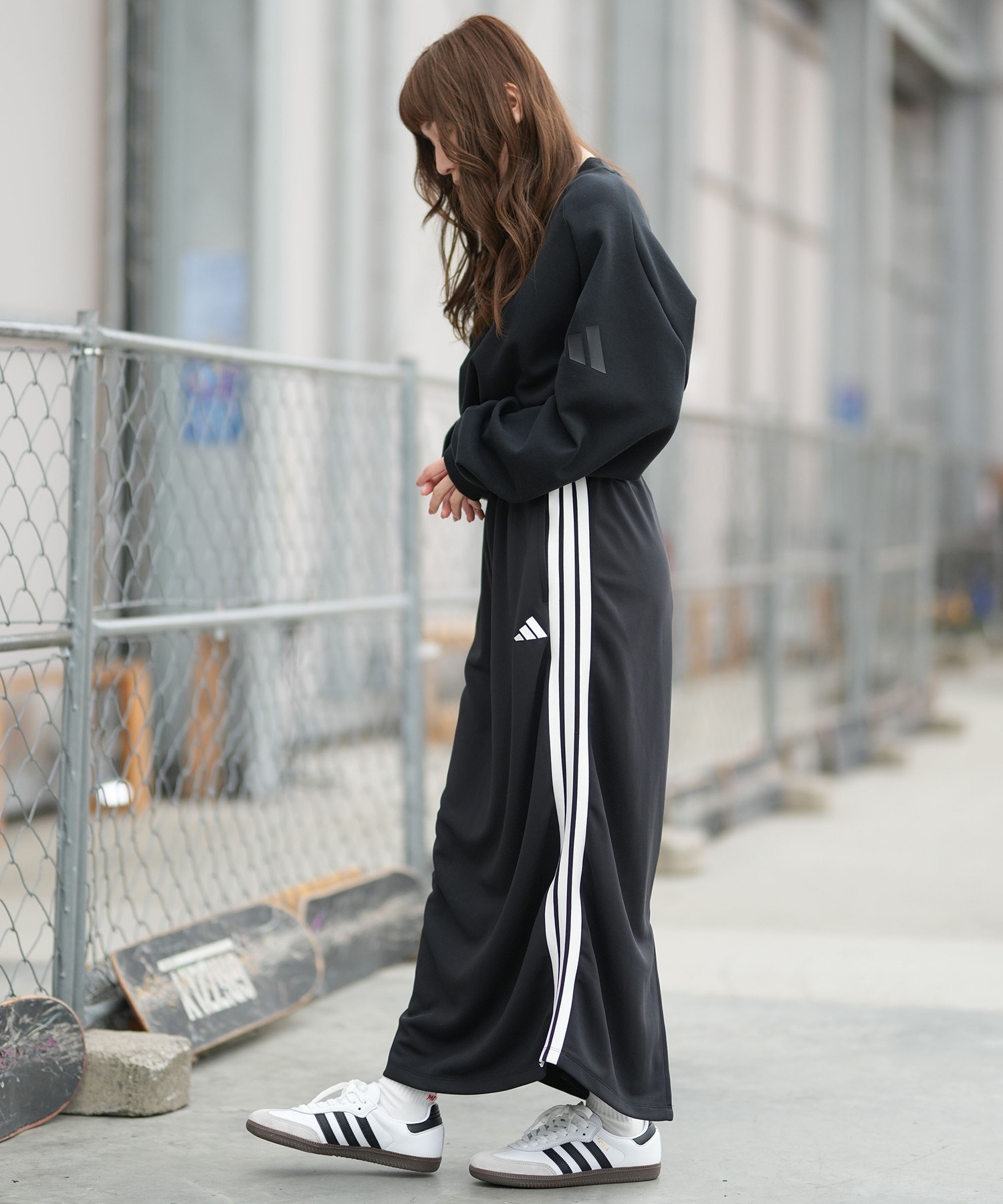 adidas アディダス スカート レディース ロングスカート Iライン