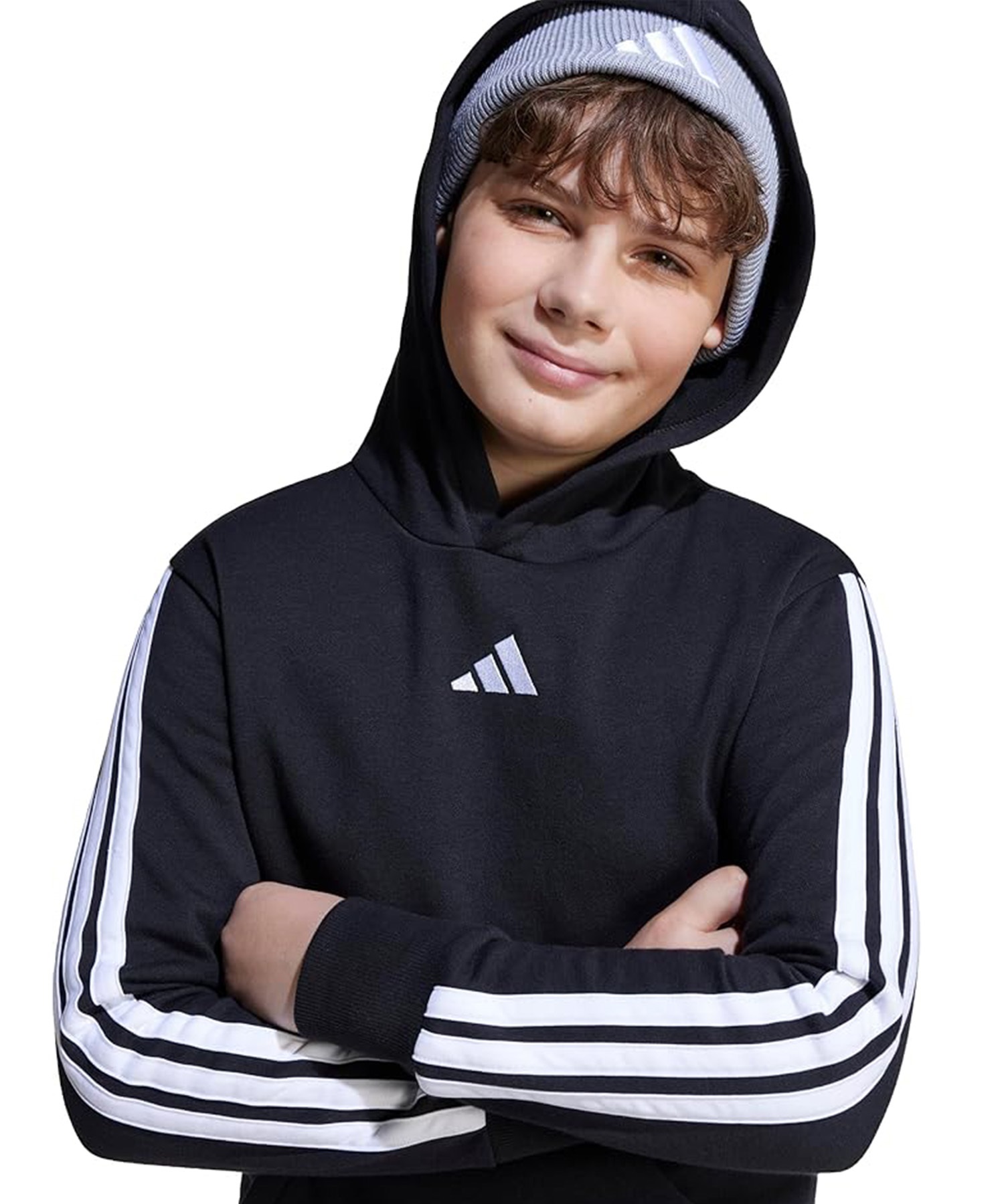 adidas アディダス プルオーバー パーカー キッズ ジュニア 子供