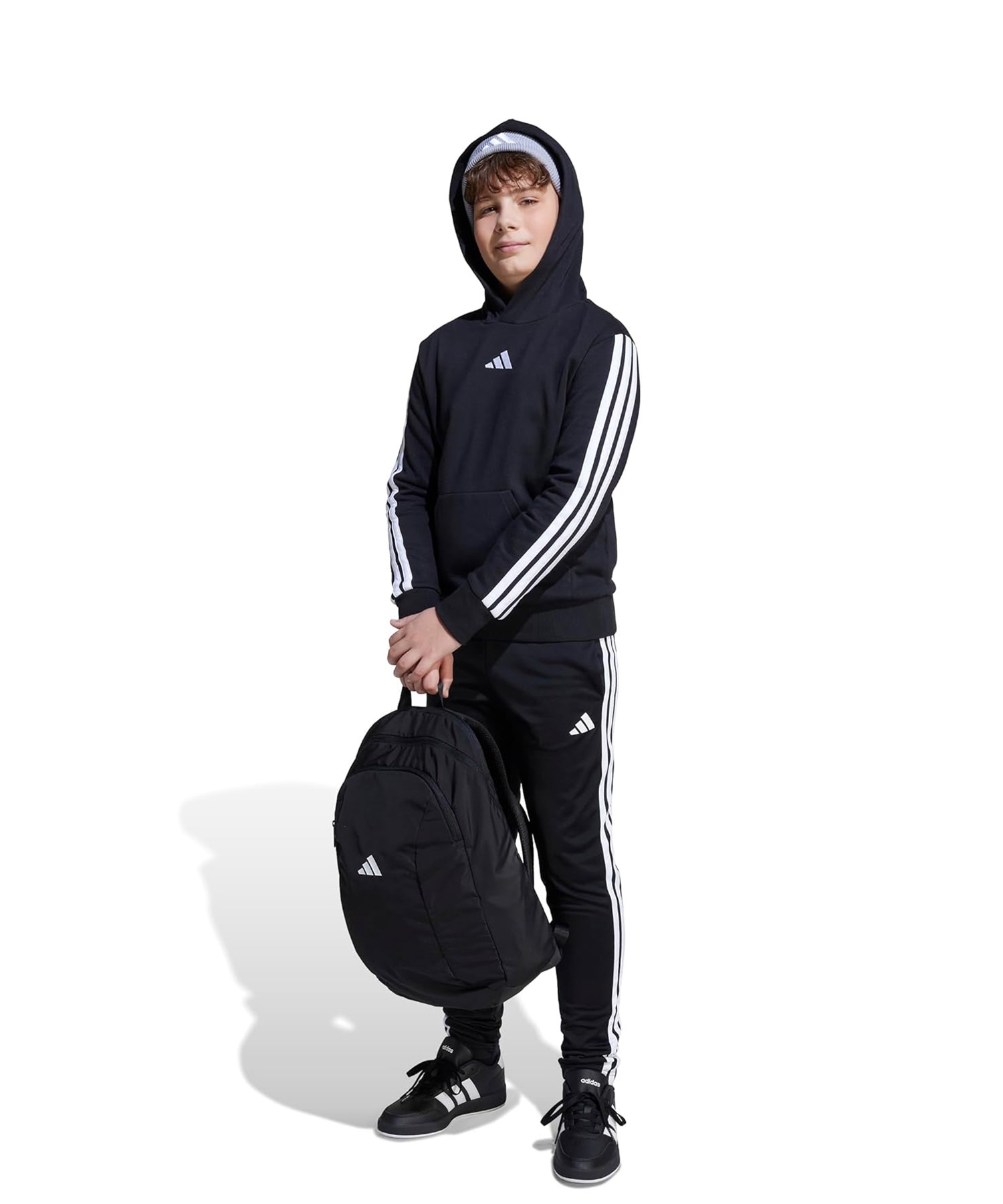 adidas アディダス プルオーバー パーカー キッズ ジュニア 子供