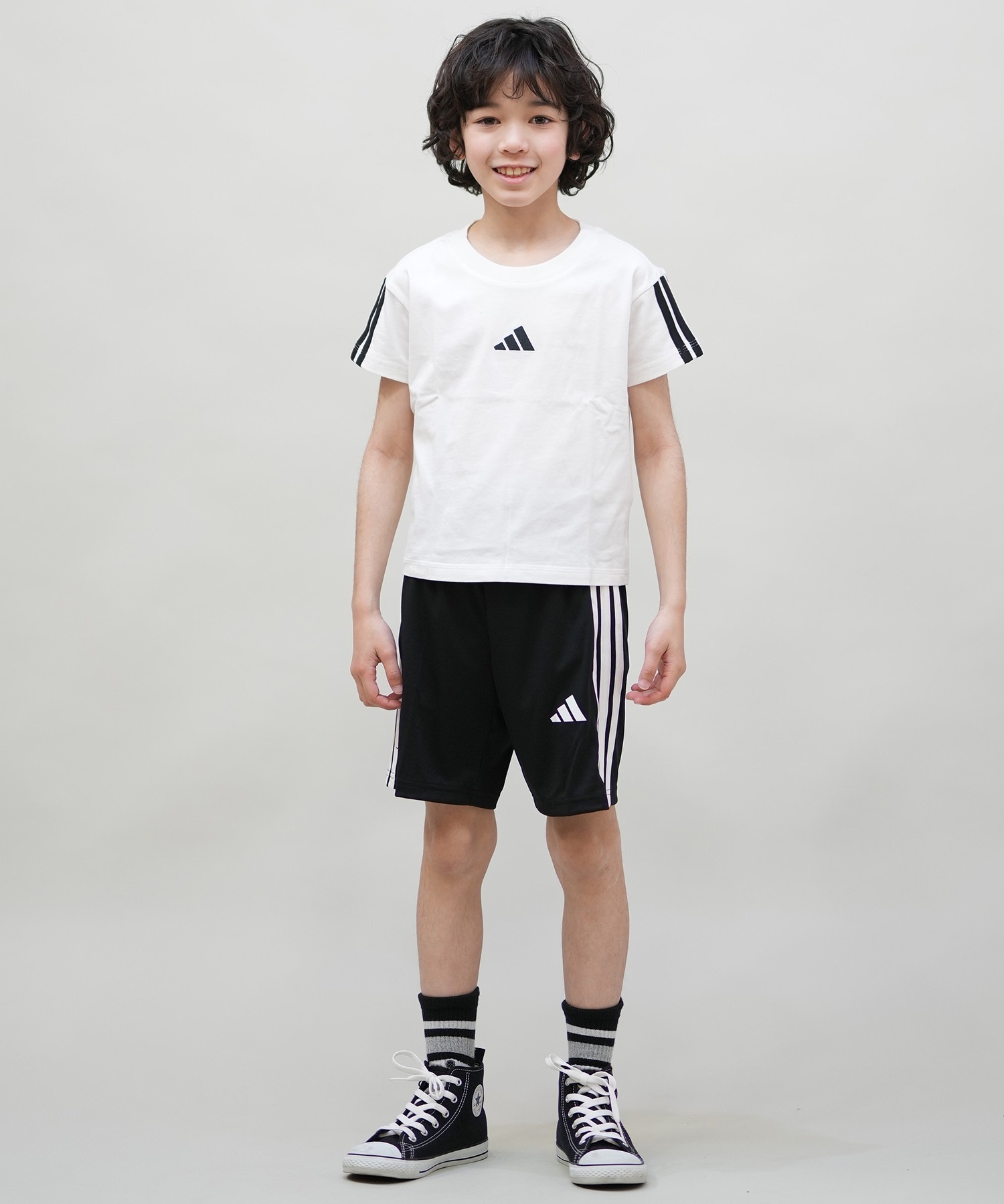 adidas アディダス 半袖 Tシャツ キッズ ジュニア 子供 K ESS 3ST T