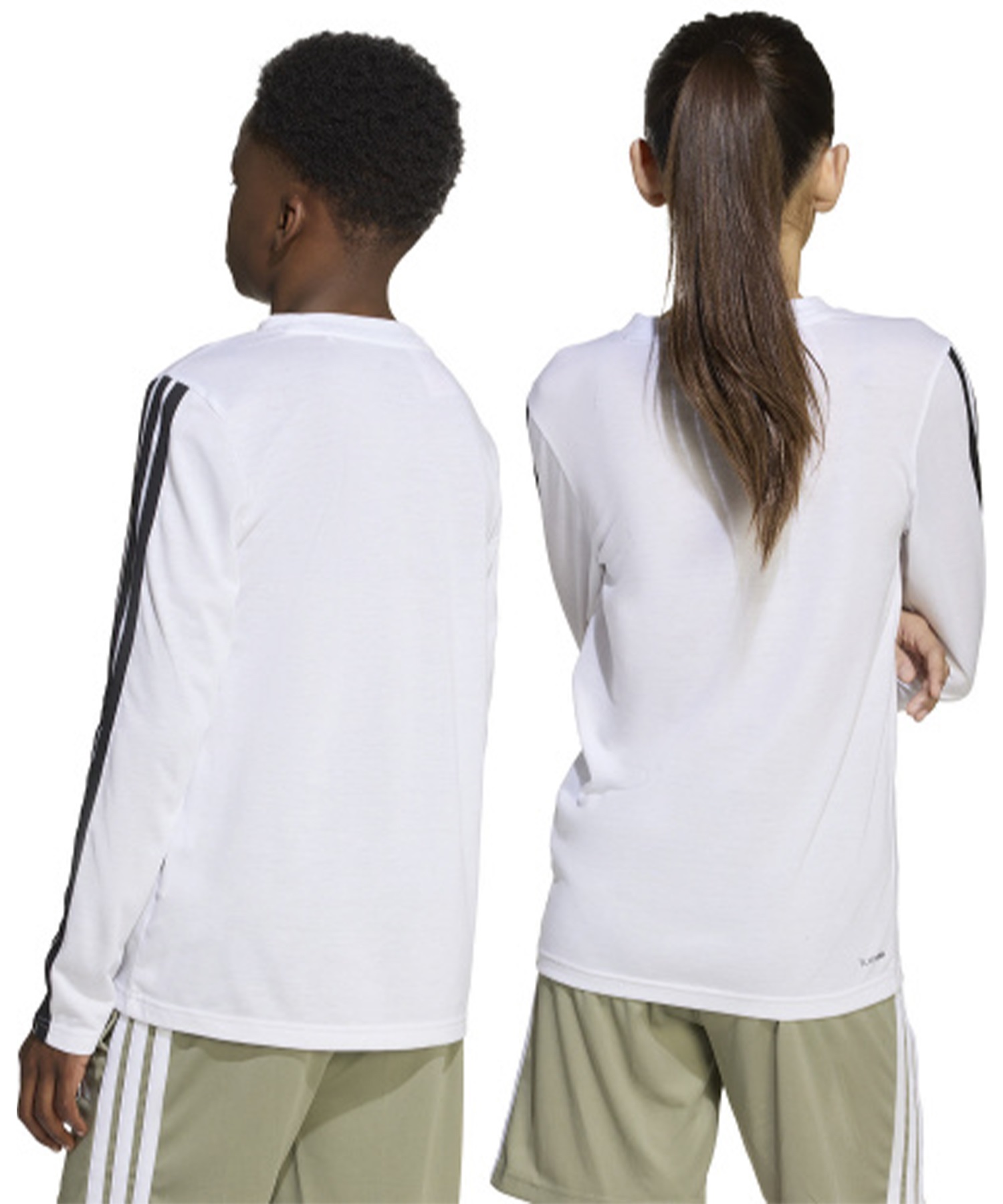 adidas アディダス 長袖 Tシャツ ロンT キッズ ジュニア 吸汗速乾 通気