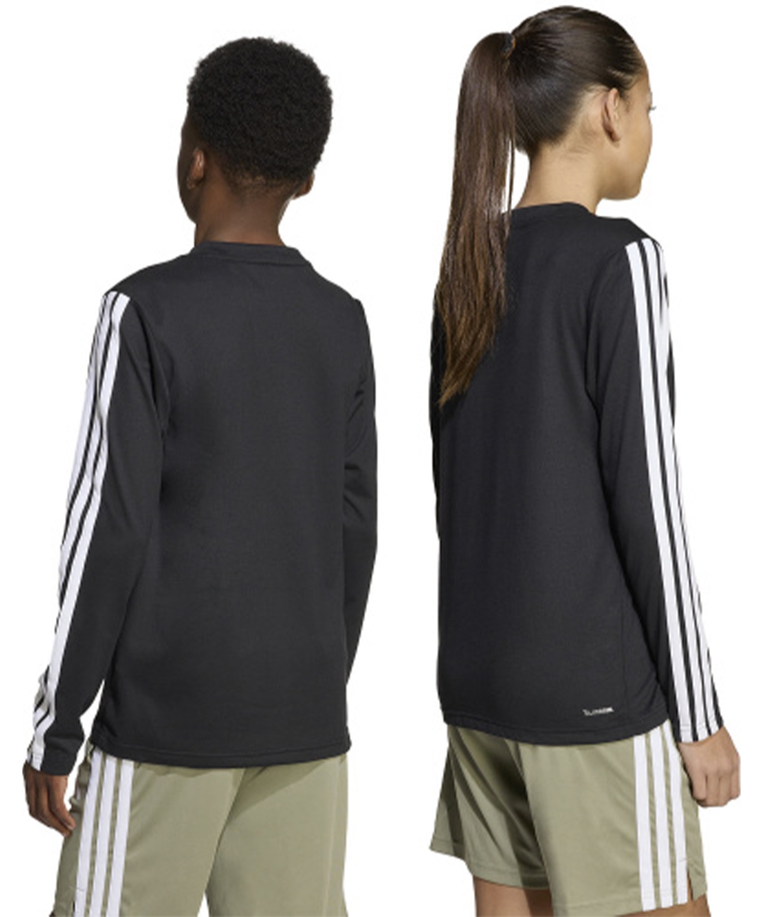 adidas アディダス 長袖 Tシャツ ロンT キッズ ジュニア 吸汗速乾 通気