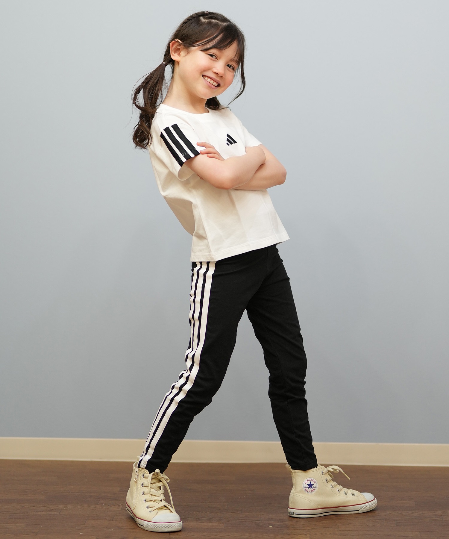 adidas アディダス ロングパンツ キッズ ジュニア 子供 K ESS 3ST