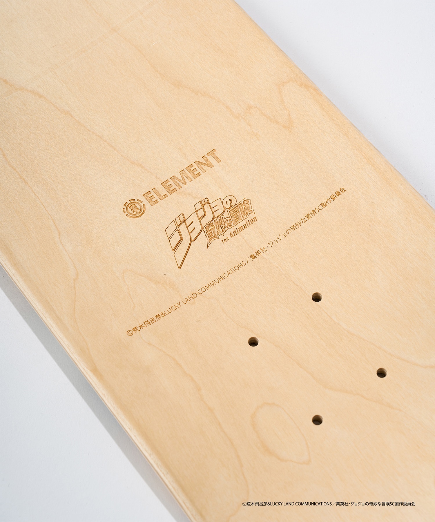 ELEMENT エレメント スケートボード デッキ JOJO コラボ 8inch STARDUST CRUSADERS B ムラサキスポーツ JOJOの奇妙な冒険(AST-8inch)