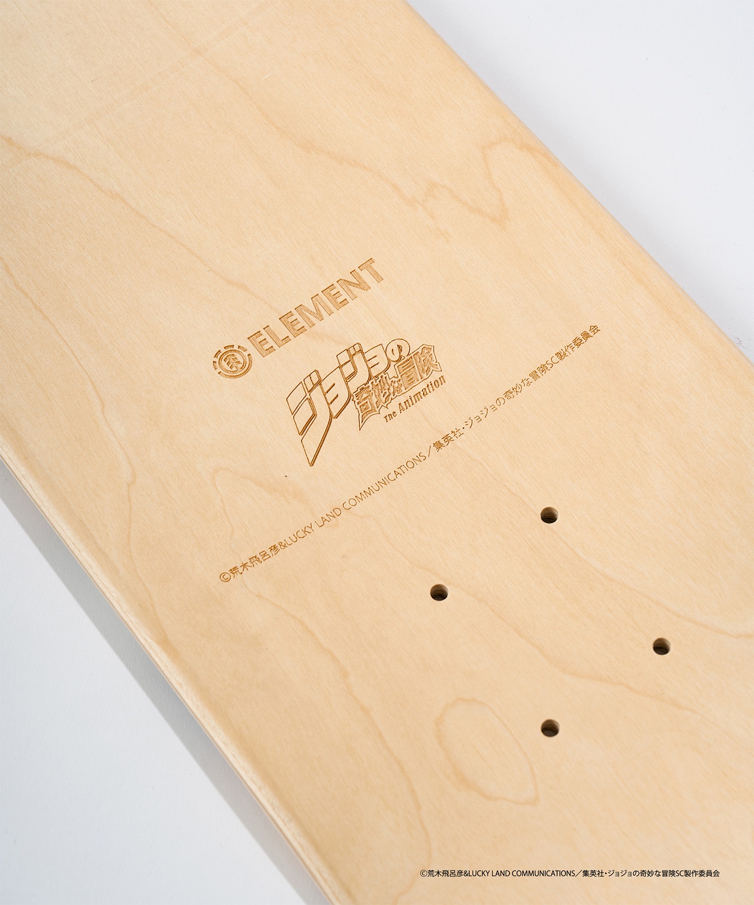 ELEMENT エレメント スケートボード デッキ JOJO コラボ 8inch IGGY X THE FOOL ムラサキスポーツ JOJOの奇妙な冒険(IGGY-8inch)