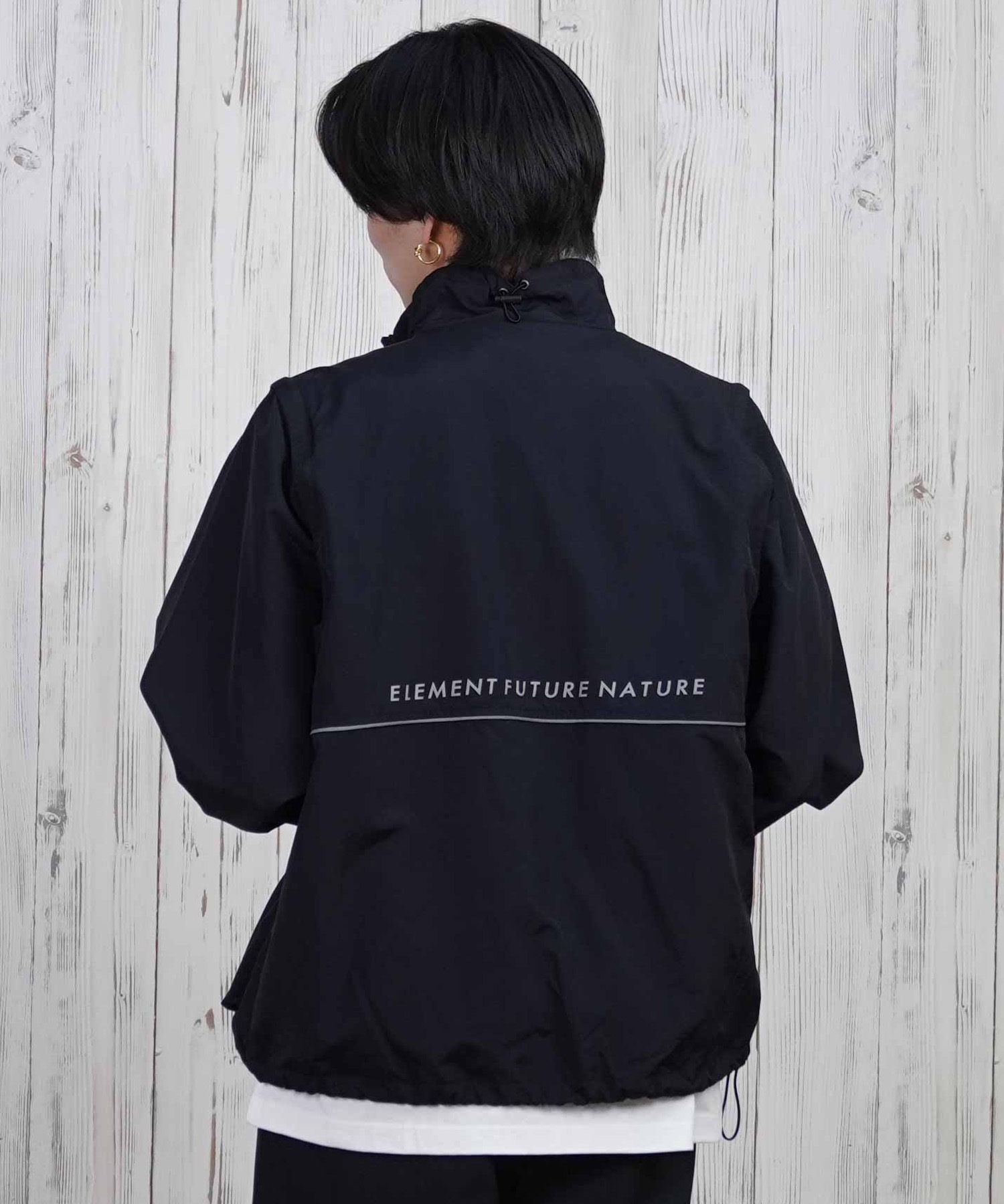 ELEMENT エレメント アウター メンズ 2WAY ナイロンジャケット