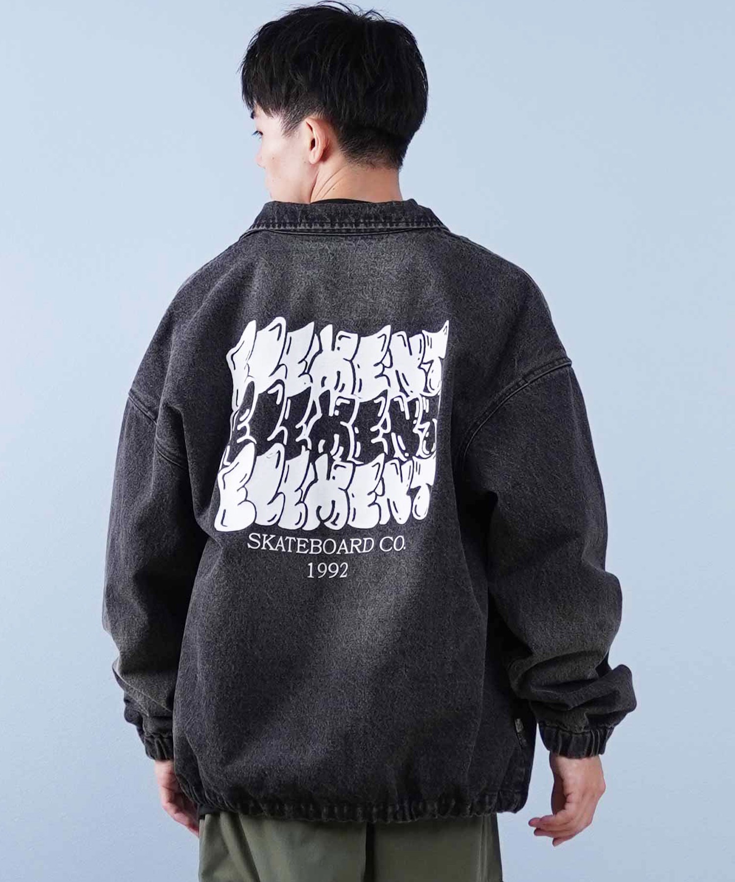 ELEMENT エレメント アウター メンズ デニムジャケット バックプリント