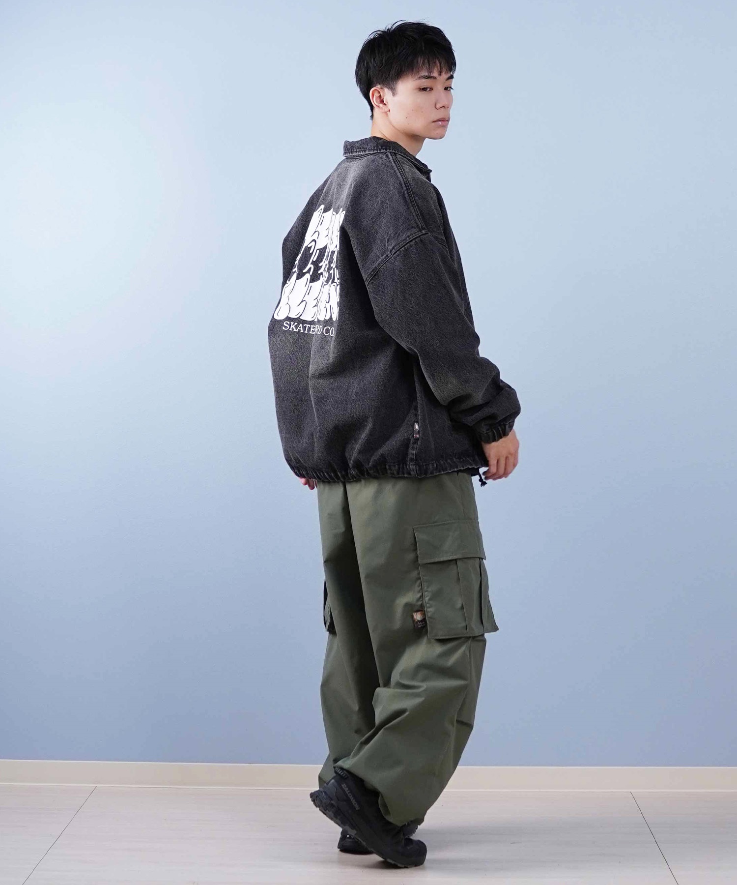 ELEMENT エレメント アウター メンズ デニムジャケット バックプリント