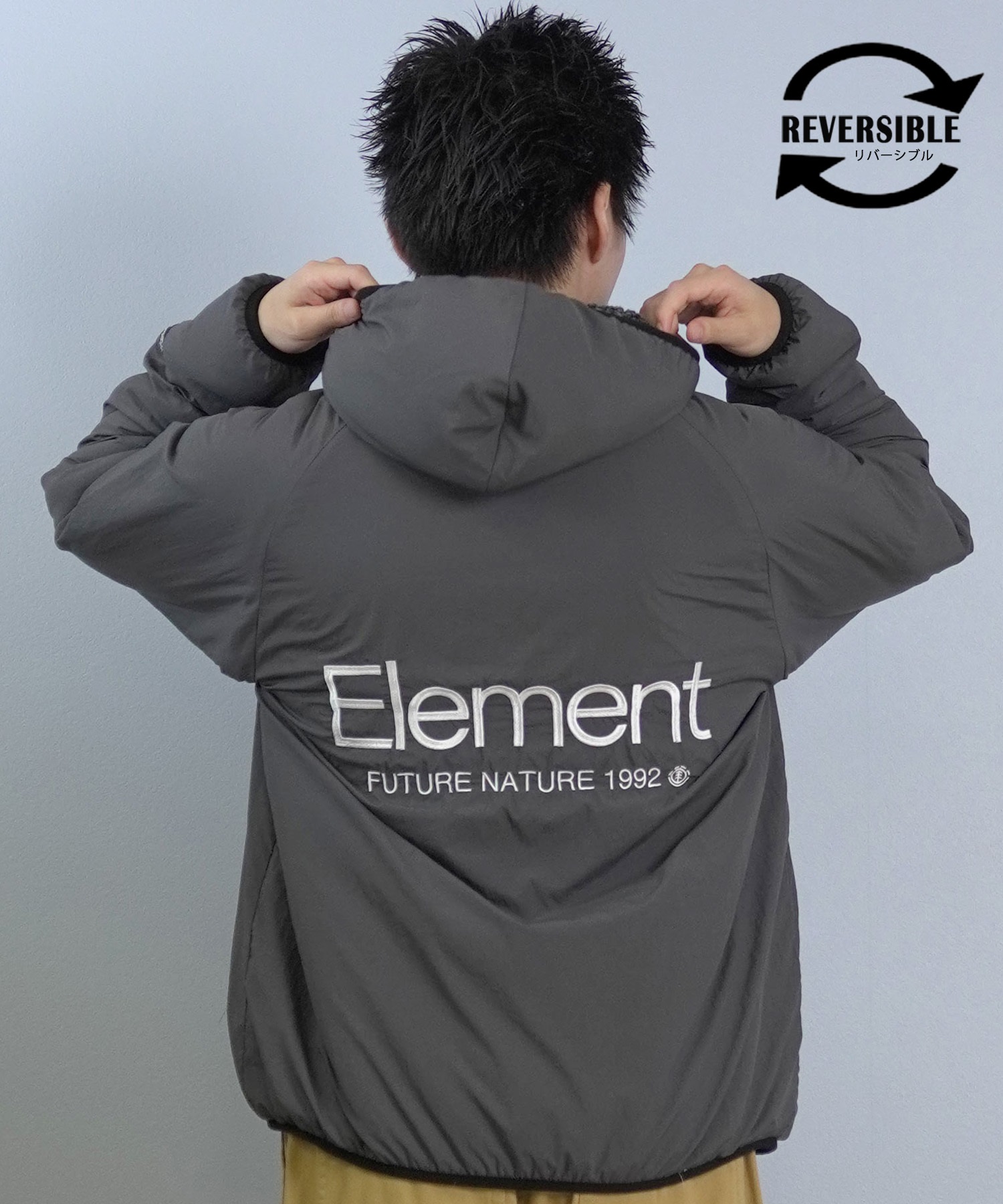 ELEMENT エレメント ジャケット メンズ リバーシブル 軽量 LACK SHEEP
