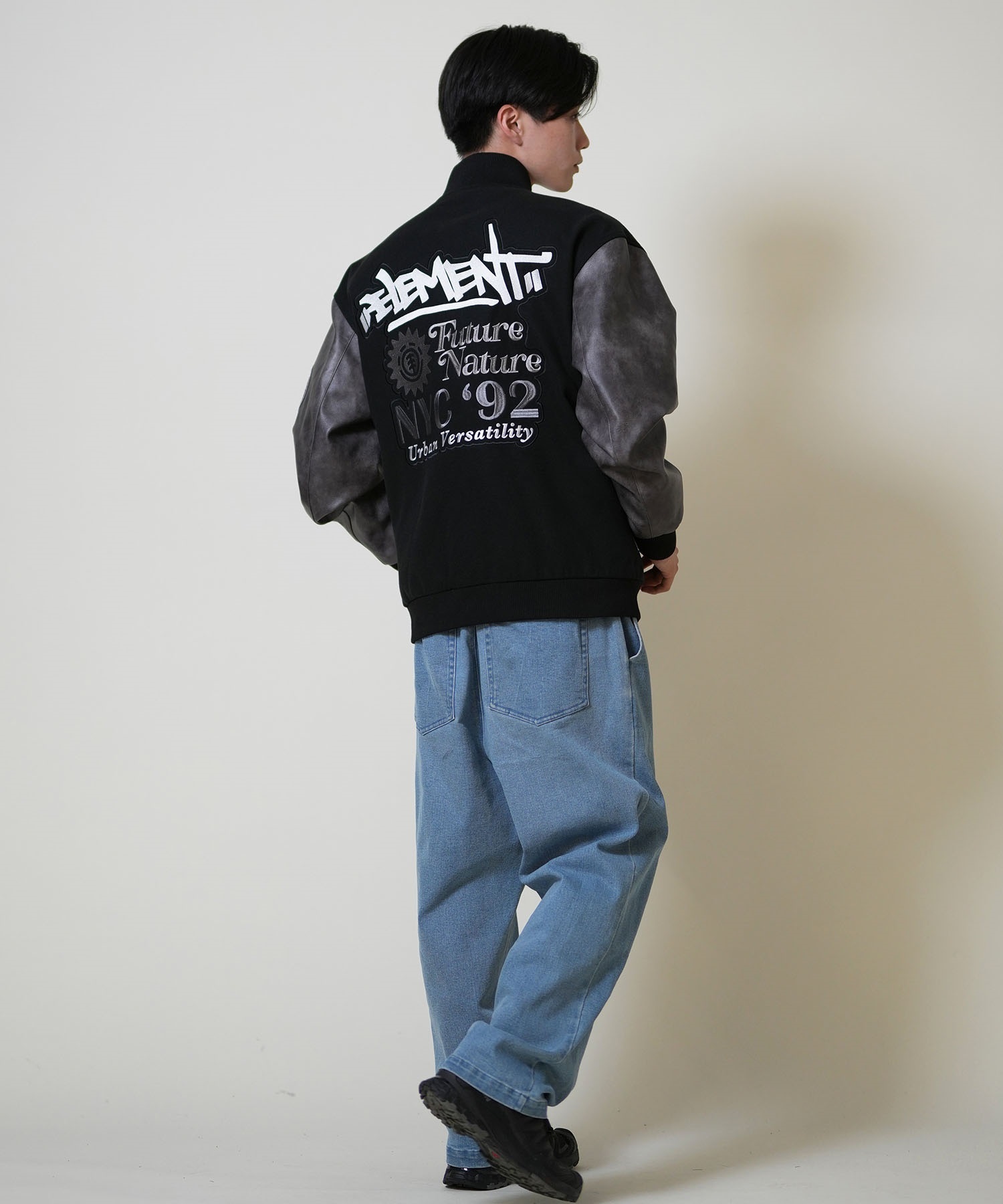 ELEMENT エレメント アウター ジャケット メンズ スタジャン 刺繍