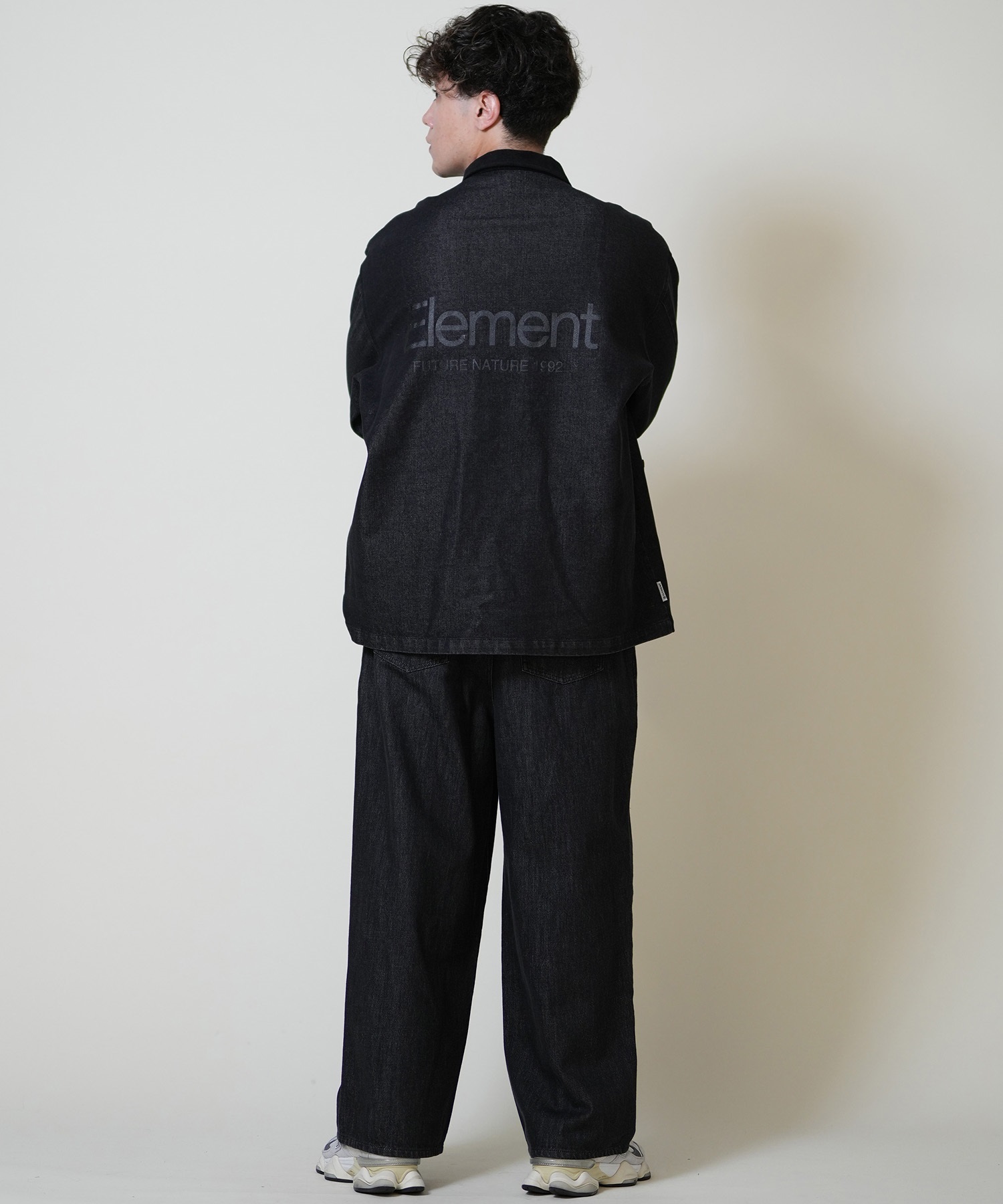 ELEMENT エレメント コーチジャケット メンズ デニム バックプリント