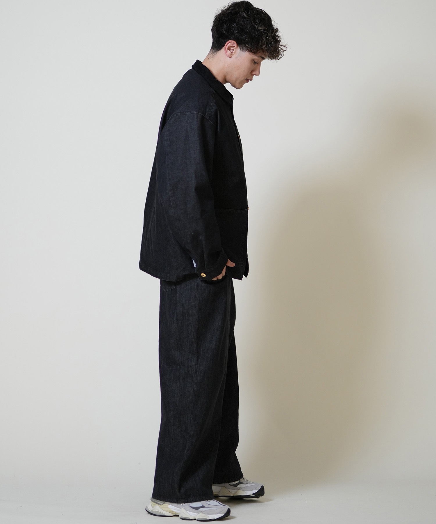 ELEMENT エレメント コーチジャケット メンズ デニム バックプリント