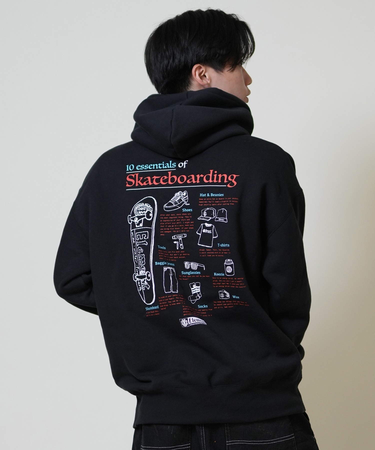 ELEMENT エレメント プルオーバー パーカー メンズ バックプリント