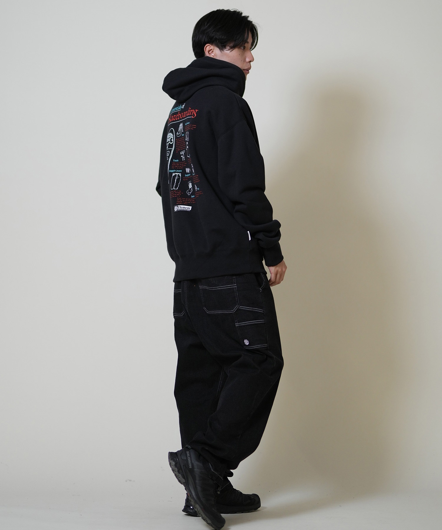ELEMENT エレメント プルオーバー パーカー メンズ バックプリント