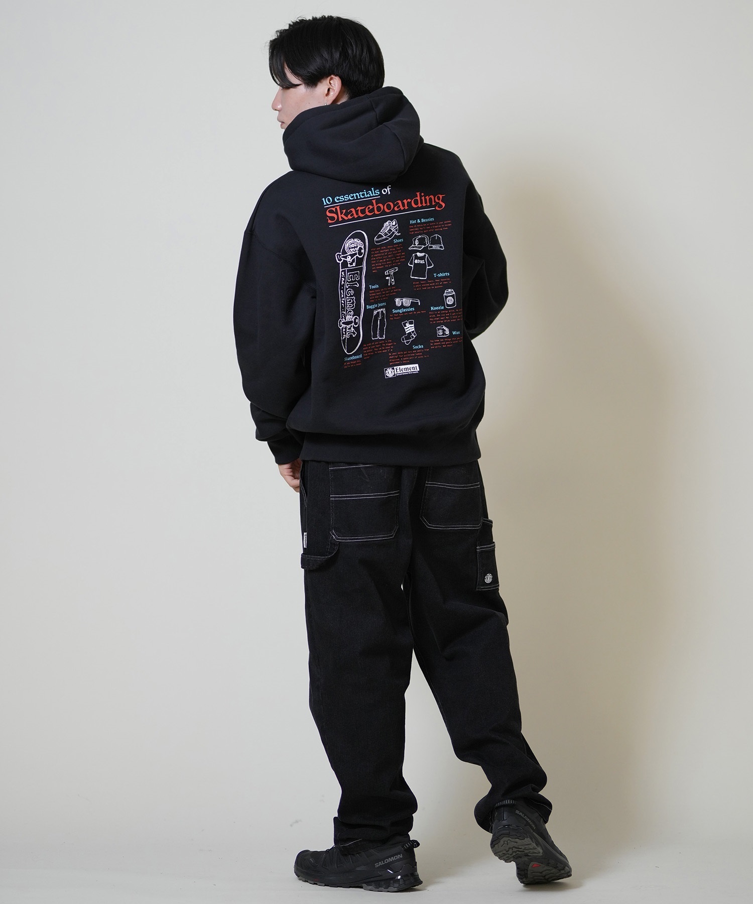 ELEMENT エレメント プルオーバー パーカー メンズ バックプリント