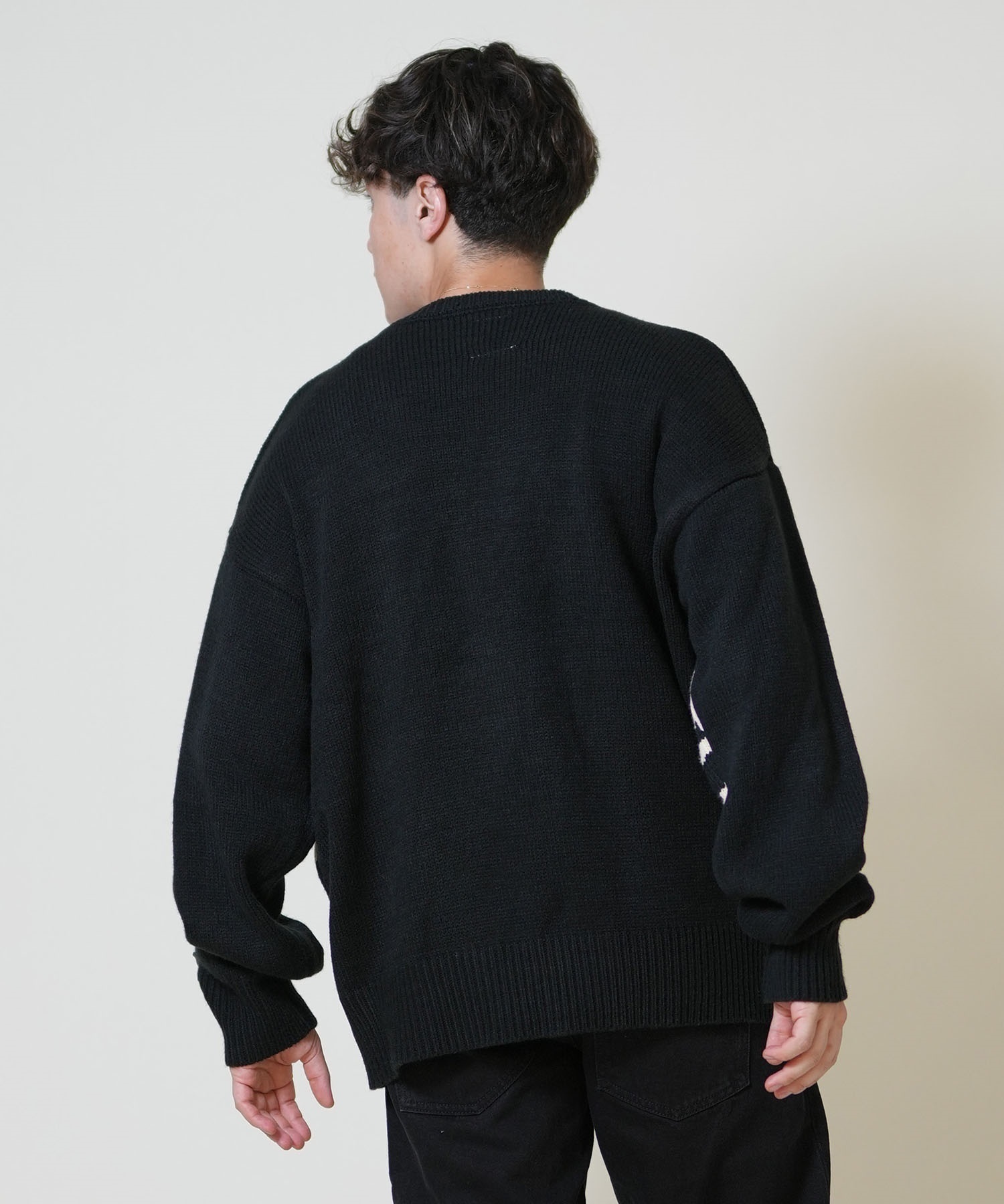 ELEMENT エレメント ニット セーター メンズ ロゴ TAG KNIT BF022-650 