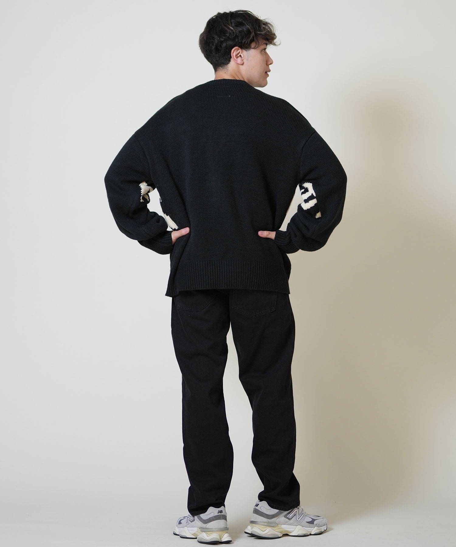ELEMENT エレメント ニット セーター メンズ ロゴ TAG KNIT BF022-650 
