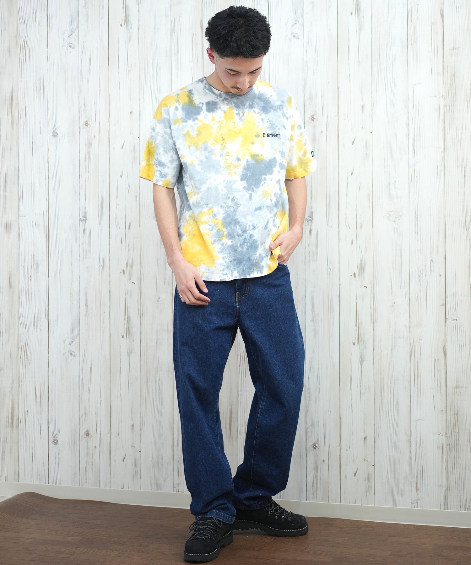 ELEMENT エレメント 半袖 Tシャツ メンズ バックプリント オーバー