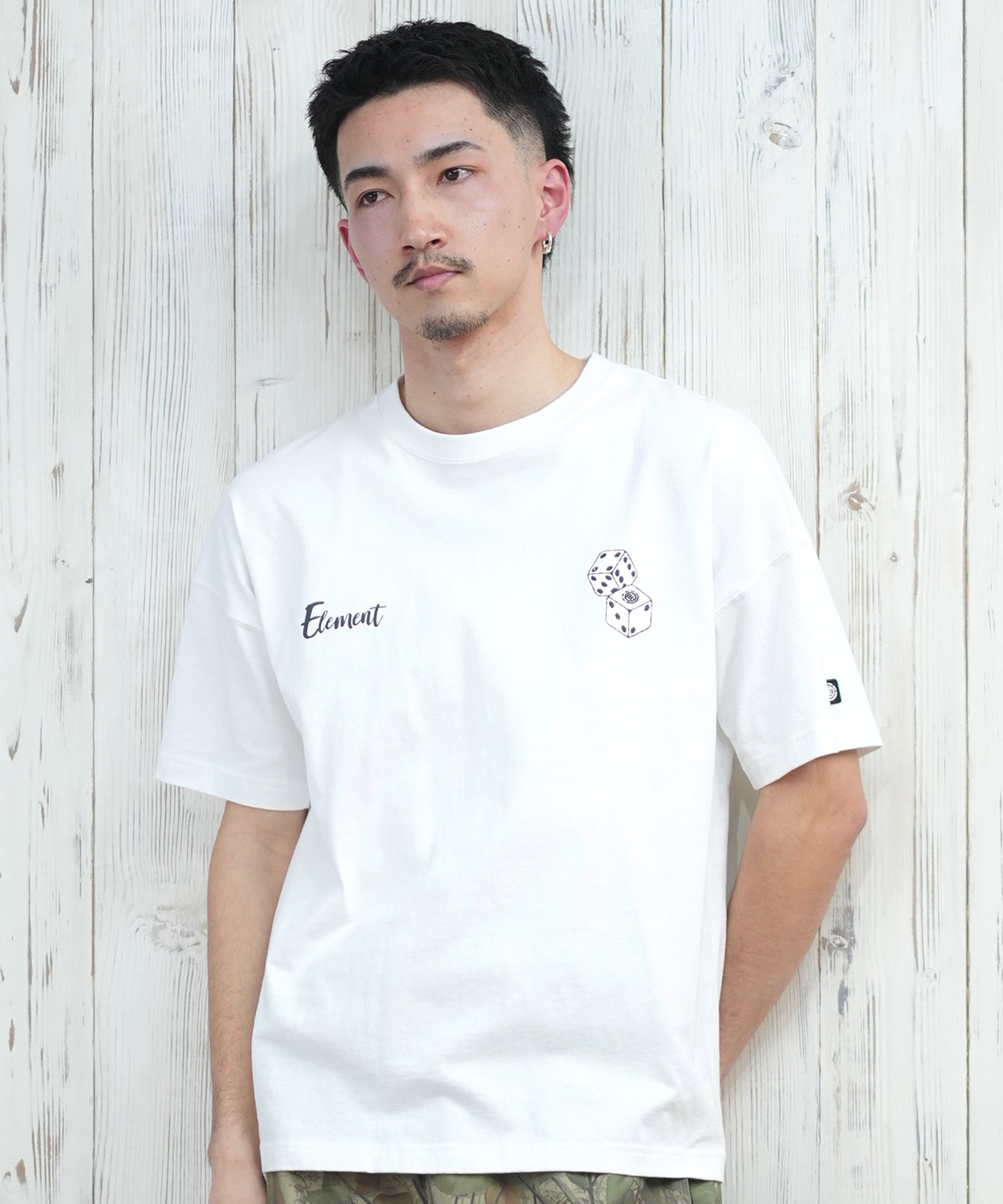 ELEMENT エレメント 半袖 Tシャツ メンズ バックプリント オーバー