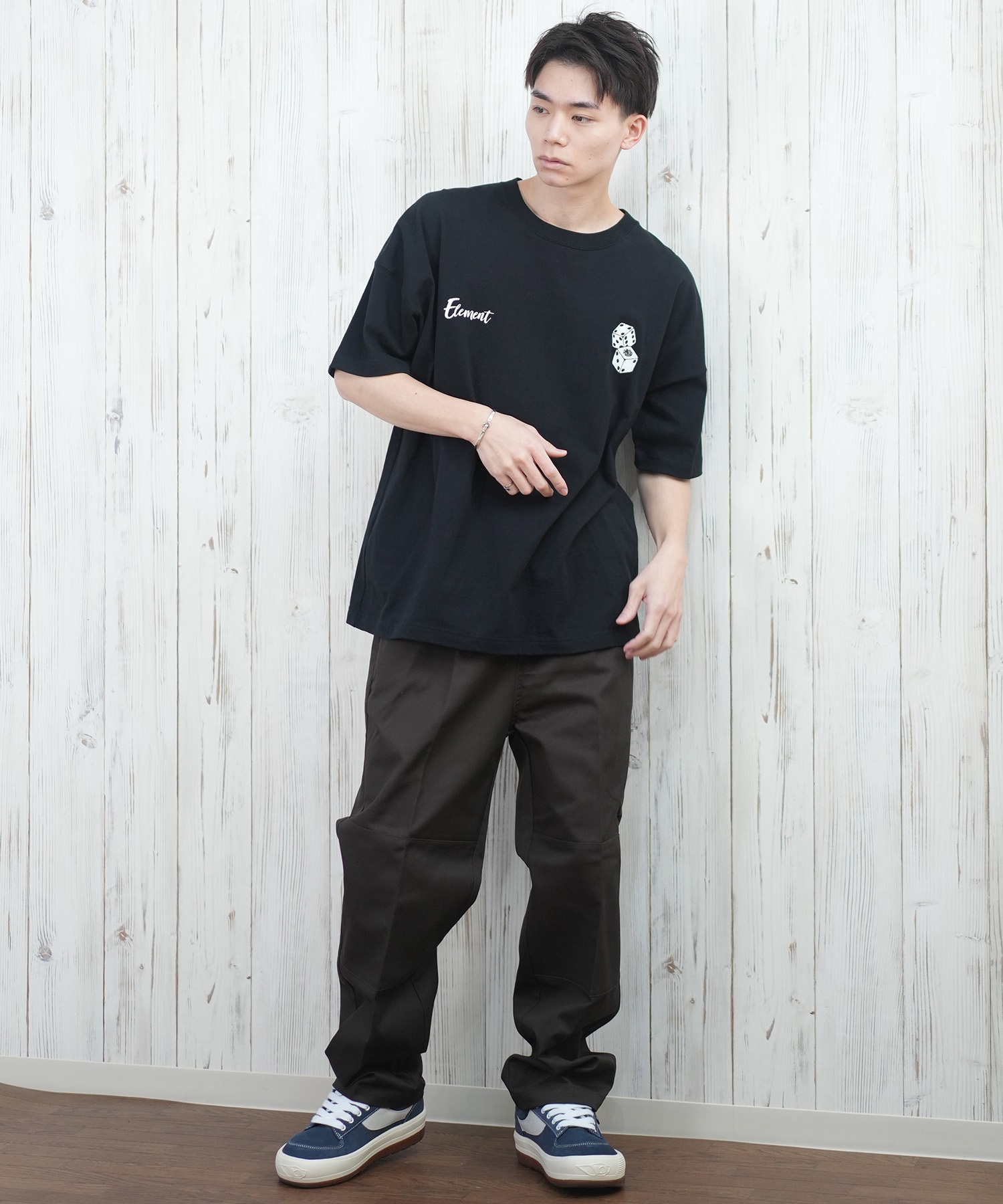 ELEMENT エレメント 半袖 Tシャツ メンズ バックプリント オーバー