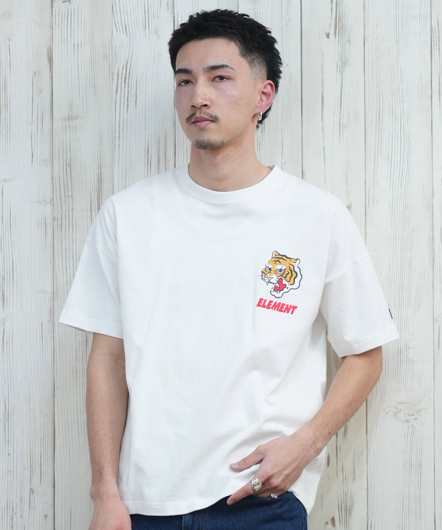 ELEMENT エレメント 半袖 Tシャツ メンズ バックプリント オーバー