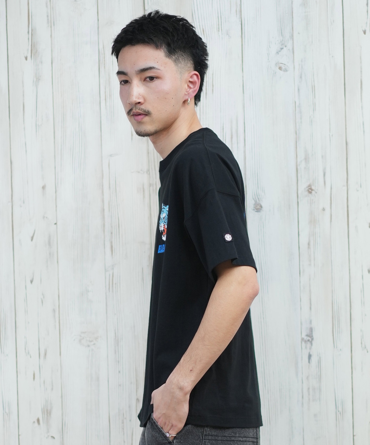 ELEMENT エレメント 半袖 Tシャツ メンズ バックプリント