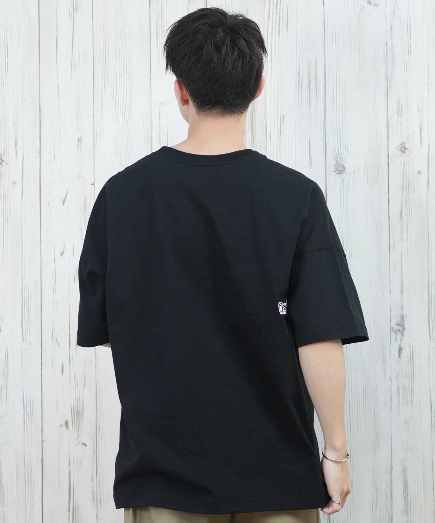 ELEMENT エレメント 半袖 Tシャツ メンズ フロントプリント オーバーサイズ TAGGING SS BF021-222(WHT-M)